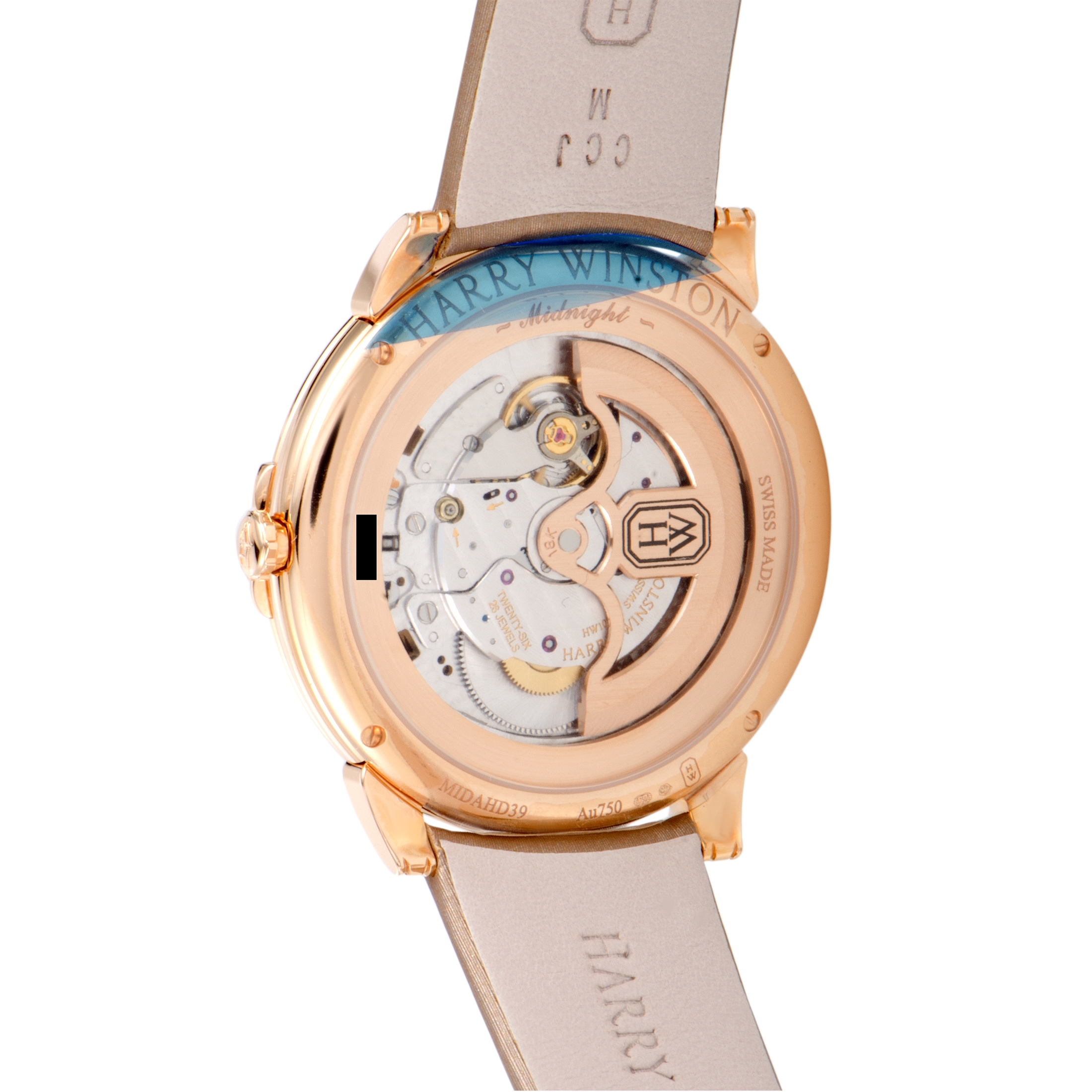 Harry Winston Midnight Automatic 39 mm MIDAHD39RR003