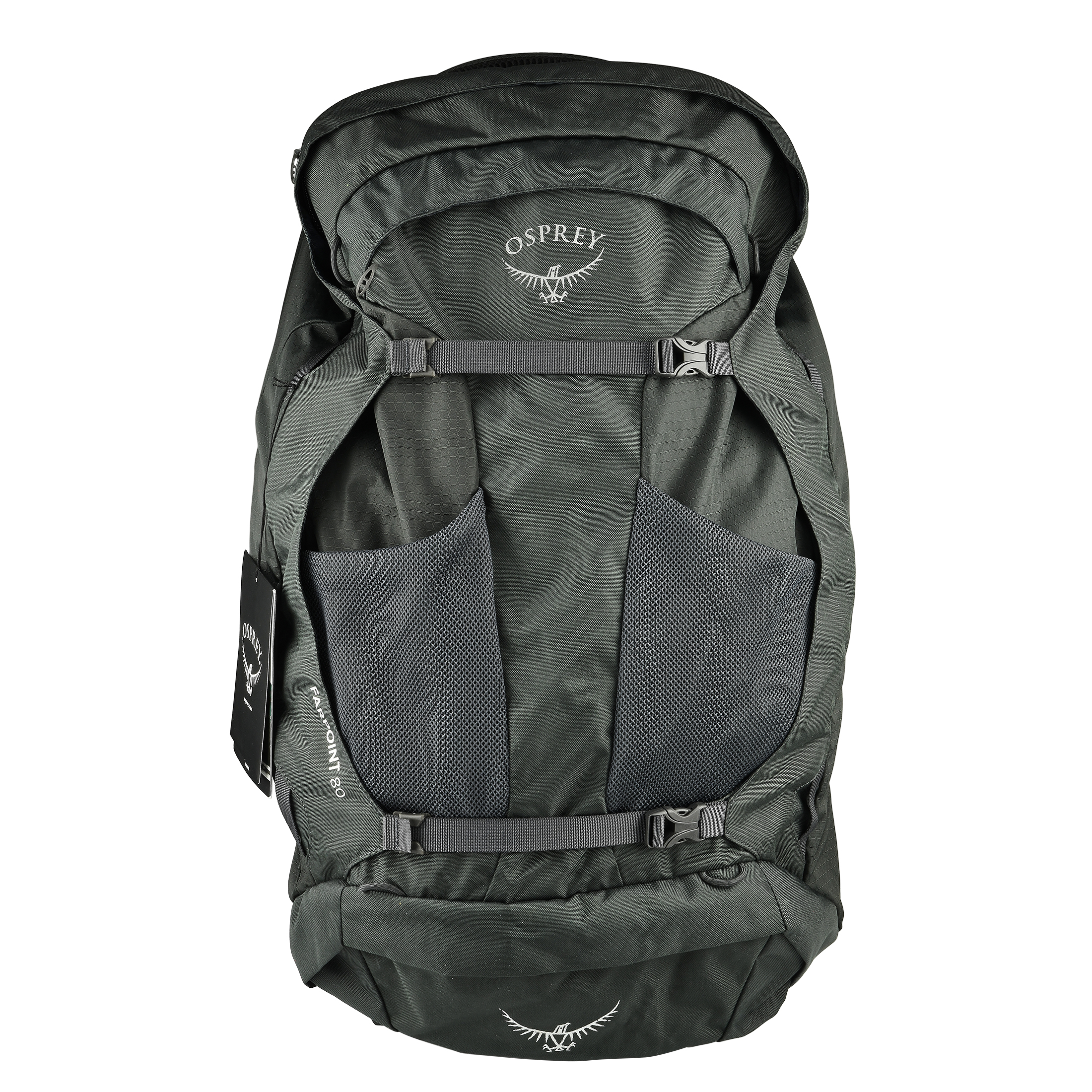 luggage backpack osprey Osprey Farpoint 80 Travel Backpack Volcanic Grey S/M 10000276S/M -