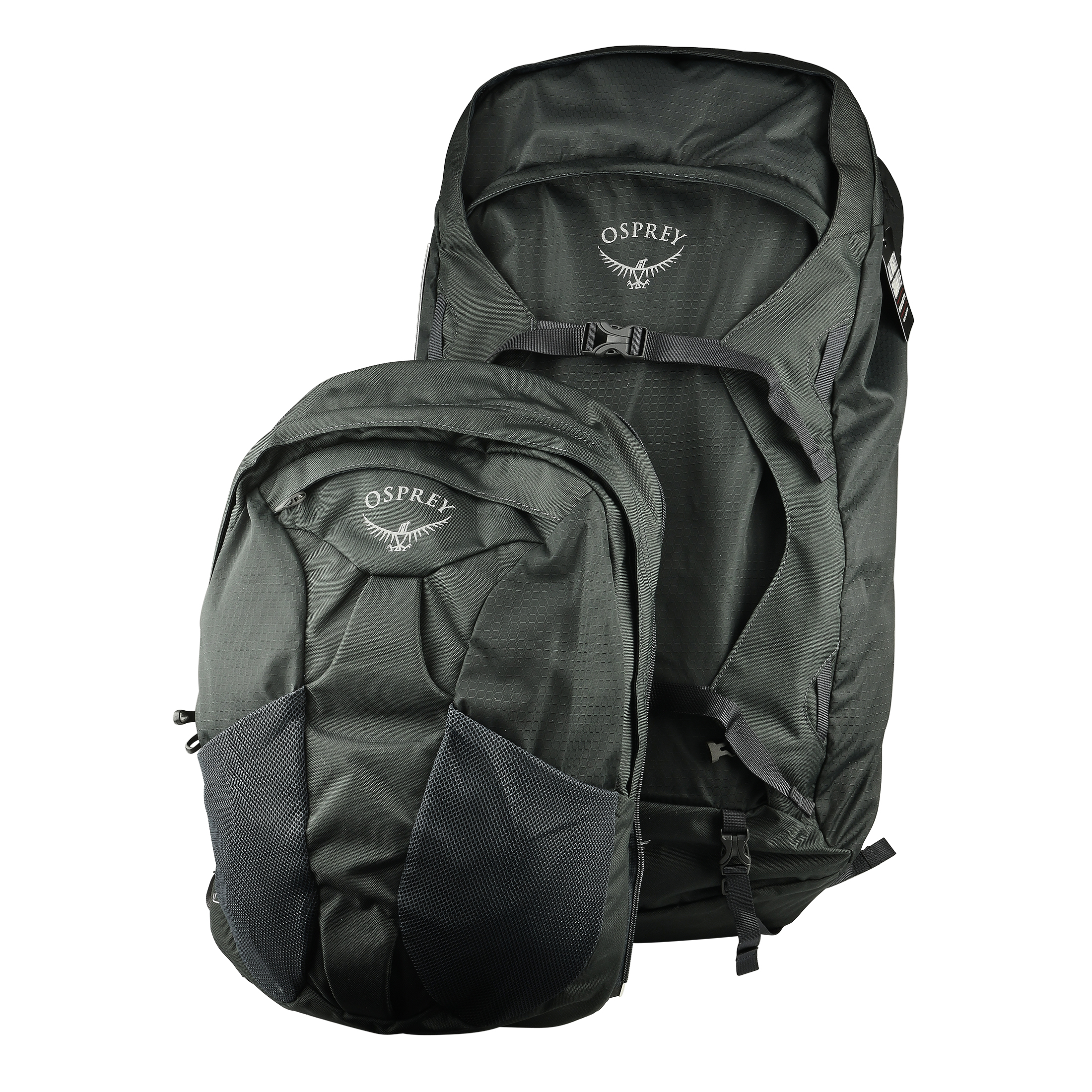 Osprey Farpoint 70 Travel Backpack Volcanic Grey S/M 10000282S/M - Image 2