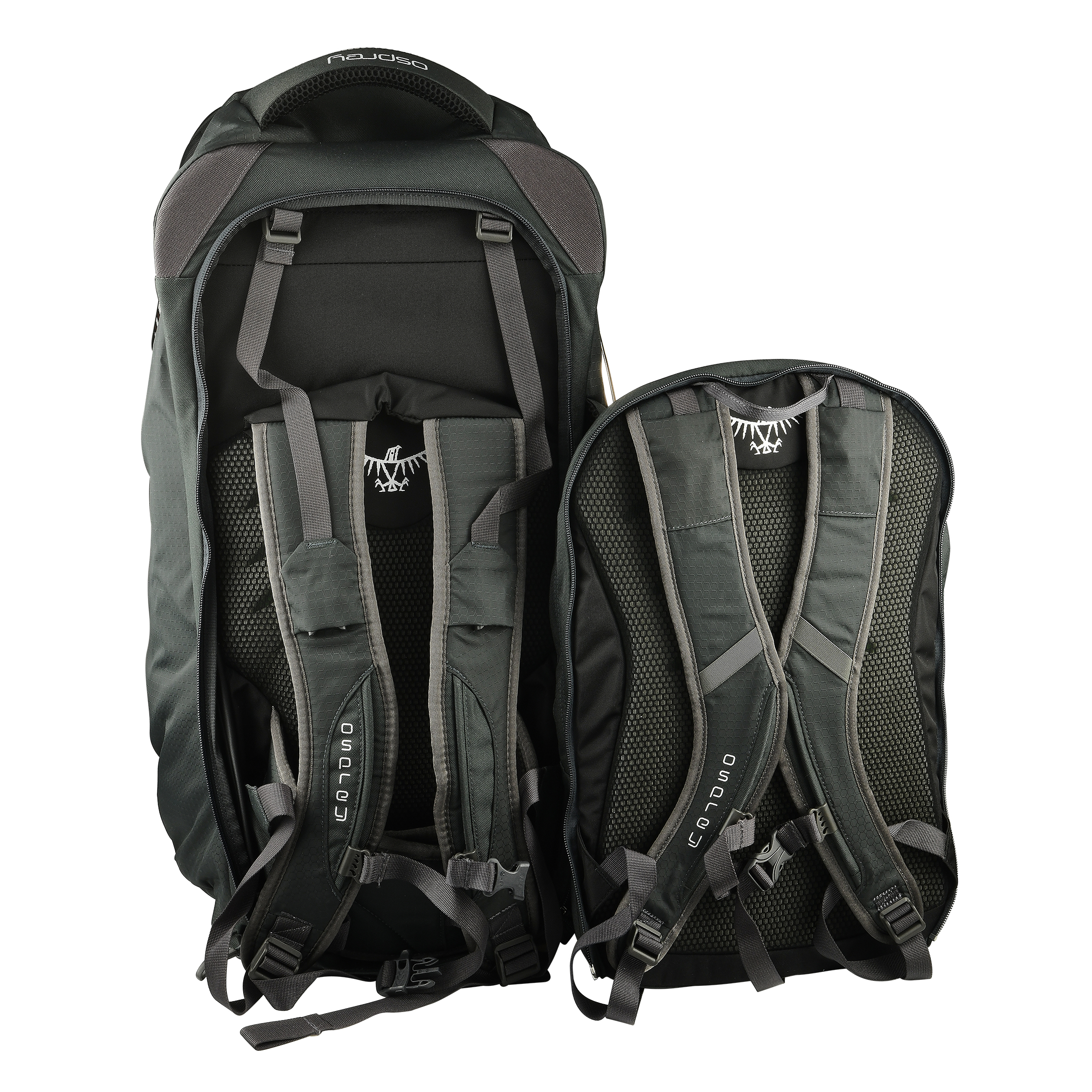 Osprey Farpoint 70 Travel Backpack Volcanic Grey S/M 10000282S/M - Image 4