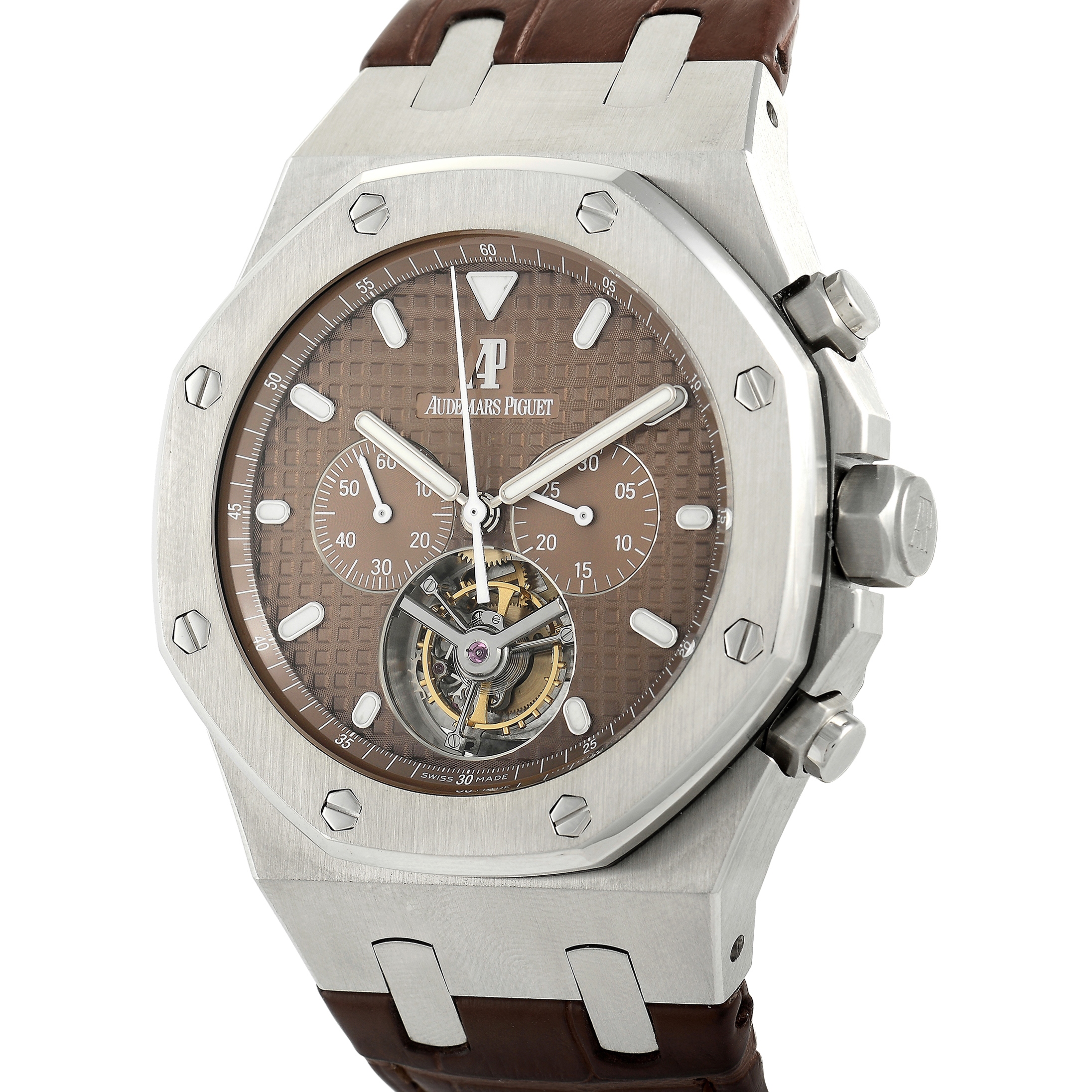 Audemars Piguet Royal Oak Tourbillon Chronograph Watch 25977ST.OO.D082CR.01 - Image 2