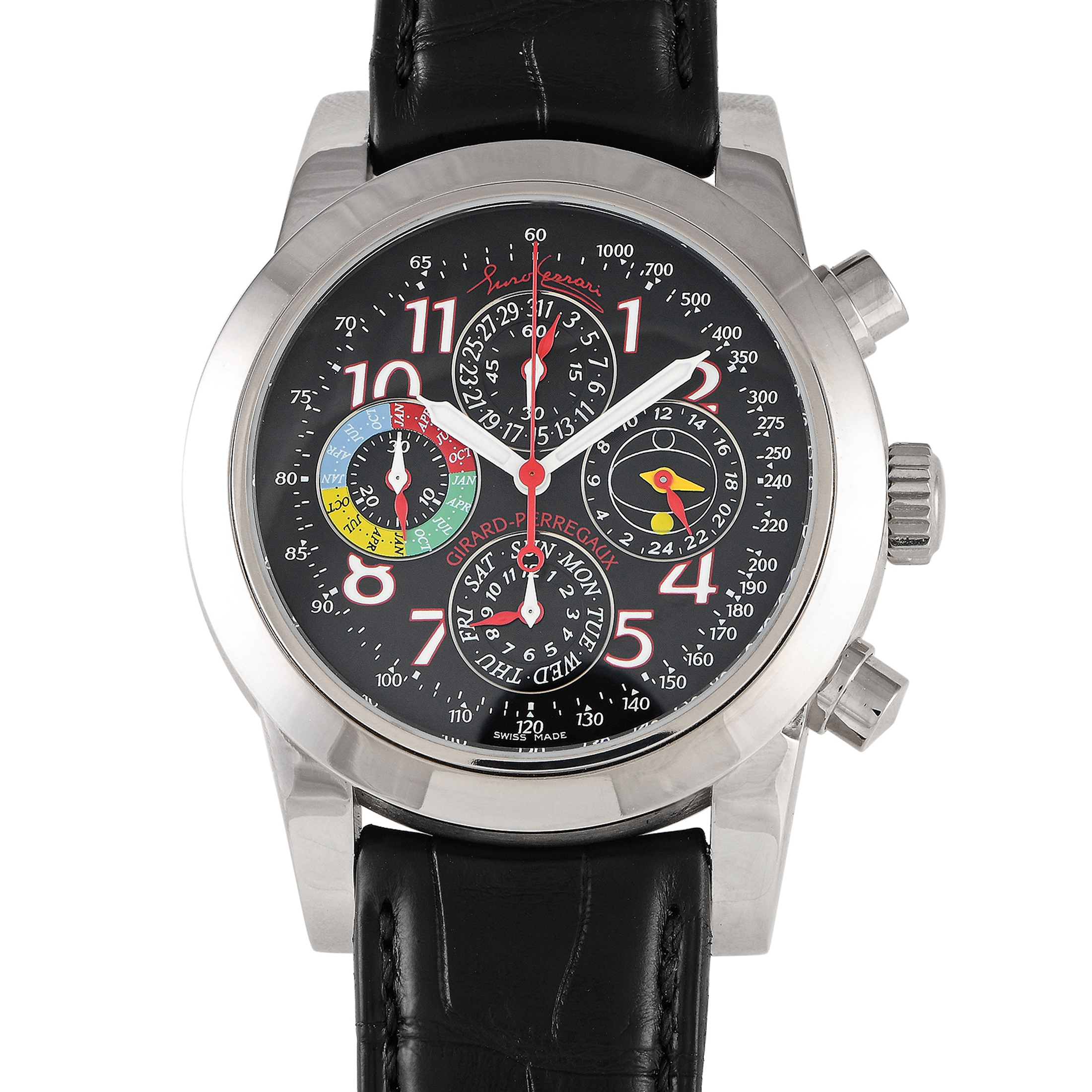 Girard Perregaux Enzo Ferrari Triple Bridge Tourbillon Watch 99190