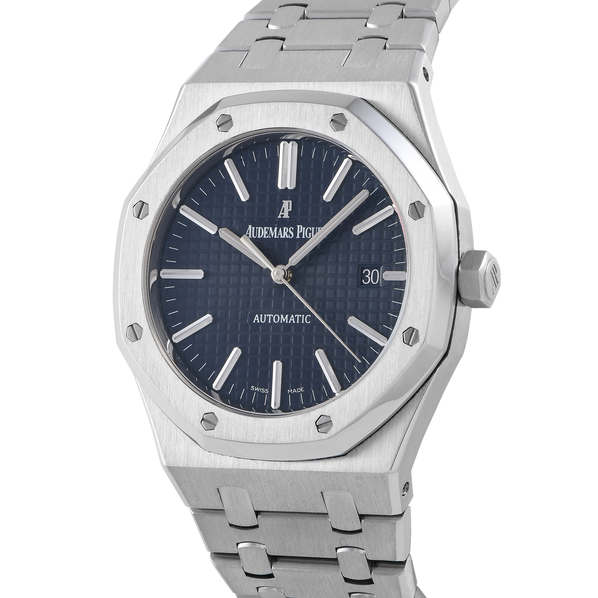 Audemars Piguet Royal Oak Blue Dial Watch 15400ST.OO.1220ST.03 - Image 2