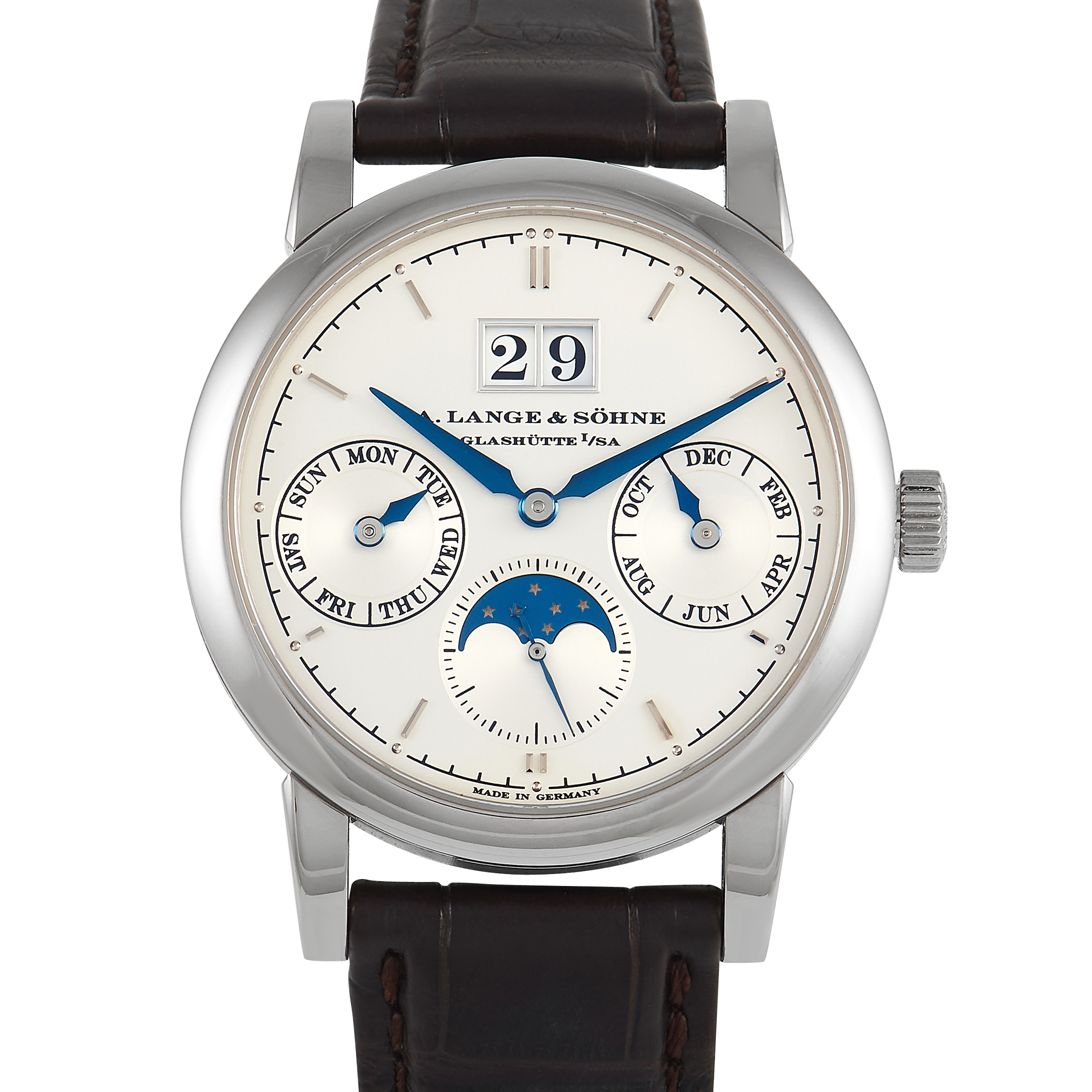 A. Lange & Sohne Saxonia Annual Calendar Watch 330.026