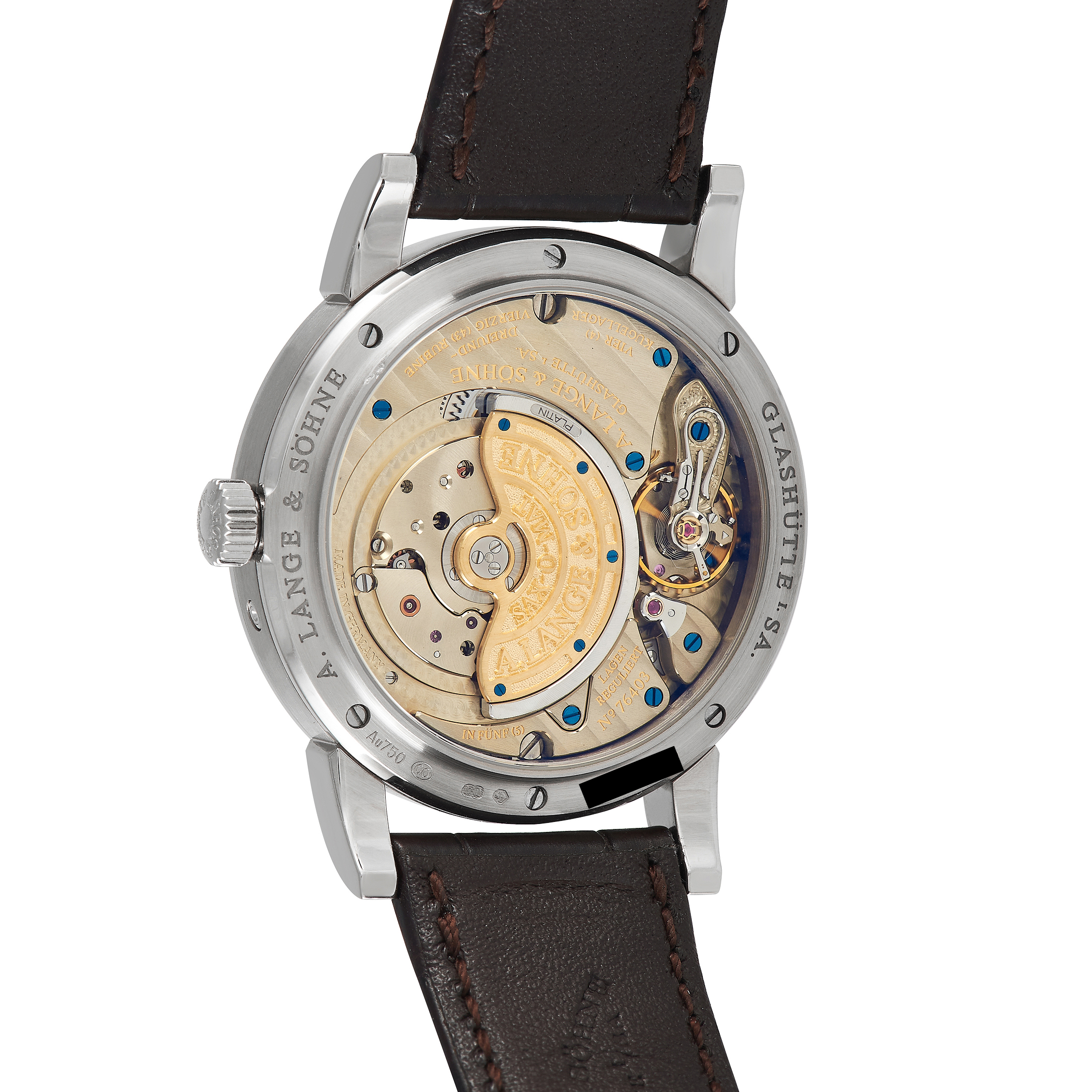 A. Lange & Sohne Saxonia Annual Calendar Watch 330.026 - Image 3