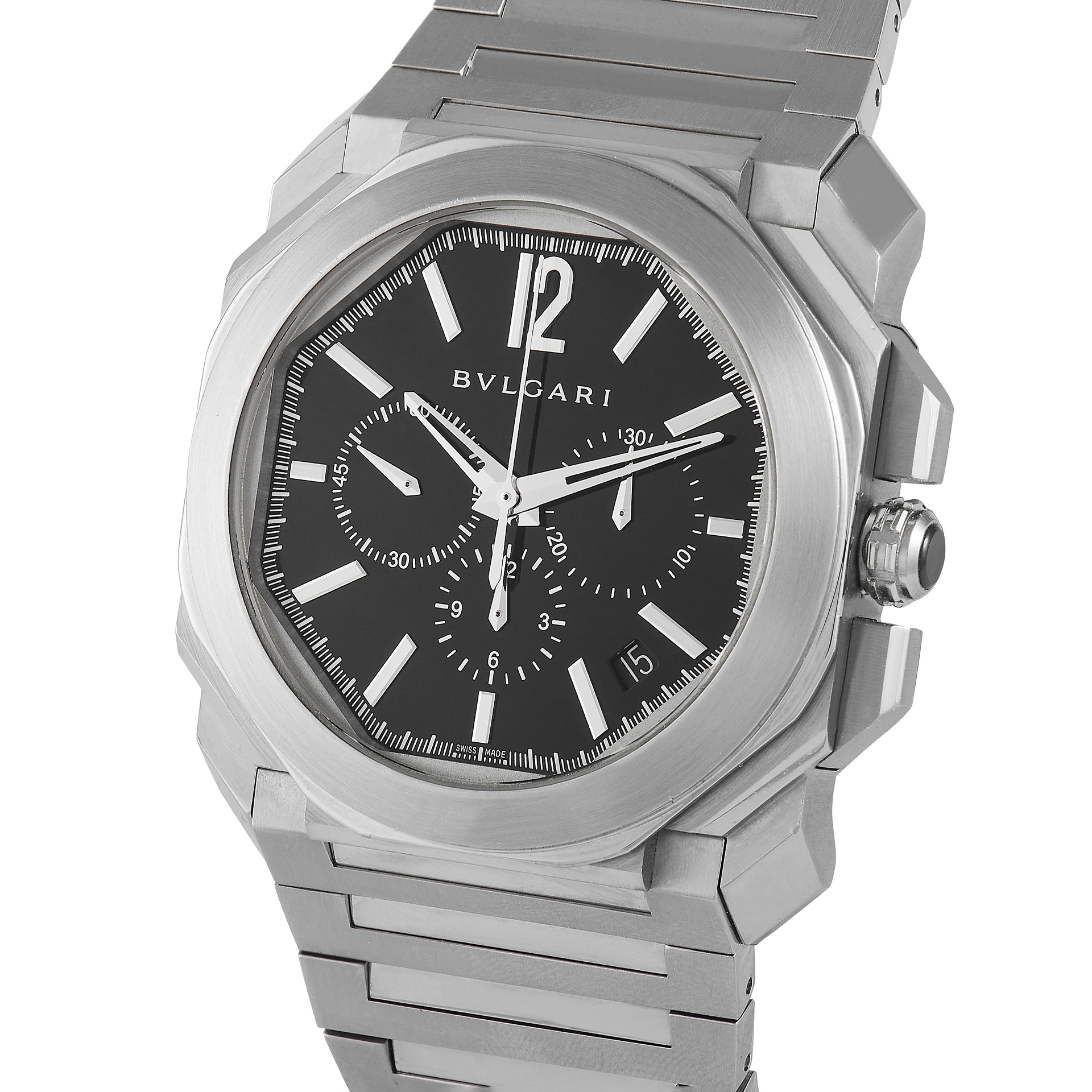 Bvlgari Octo Velocissimo Chronograph Watch 102116 - Image 2