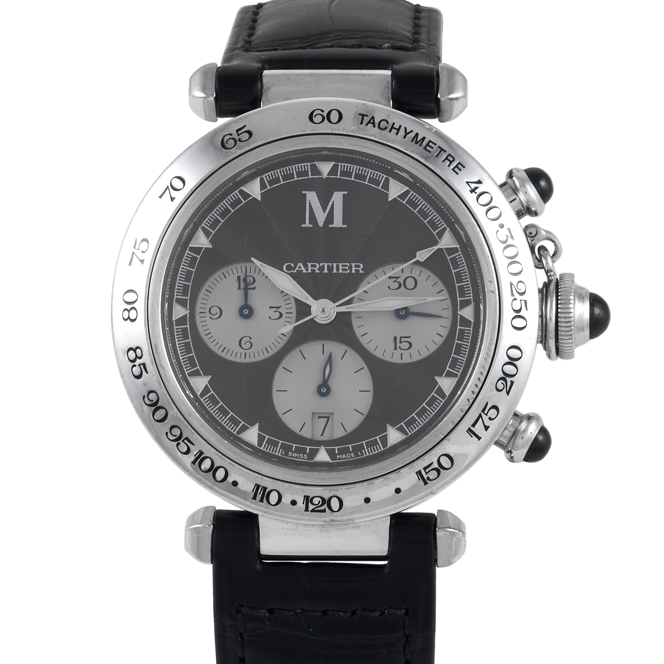 Cartier Pasha de Cartier Automatic Chronograph White Gold Limited Edition Watch