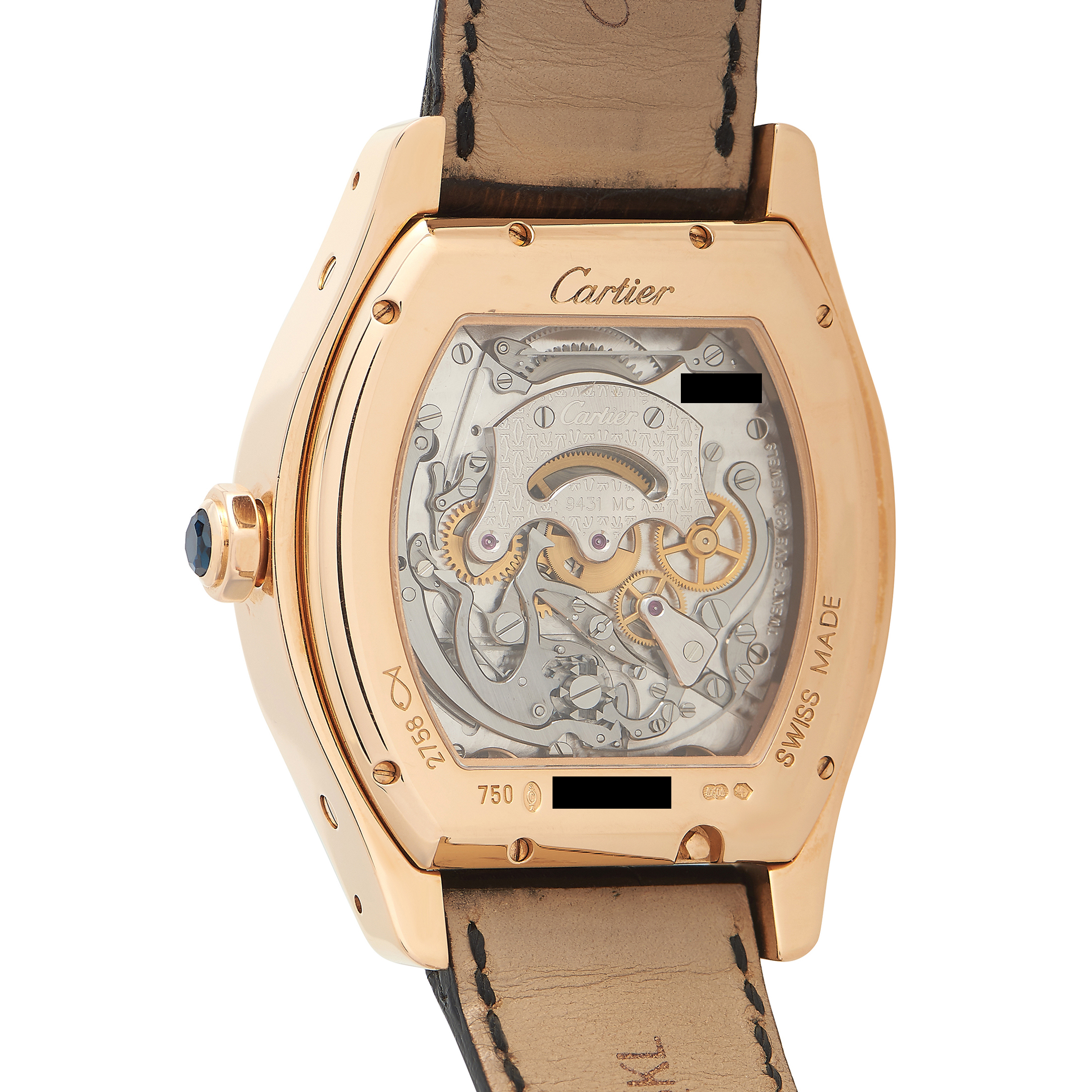Cartier Tortue Tourbillon Chronograph Watch W1548151 - Image 3