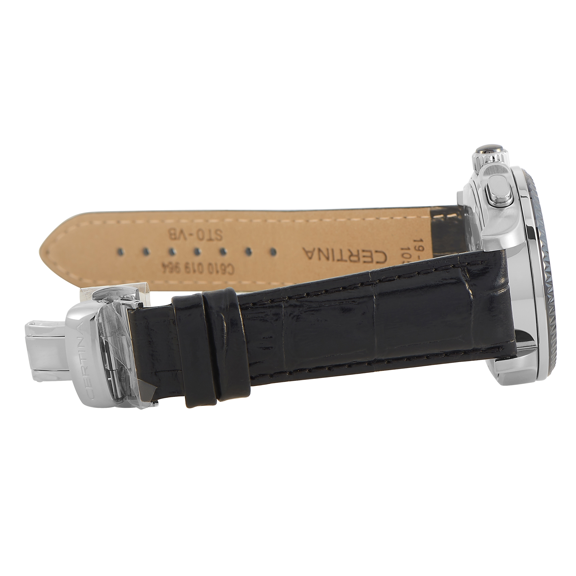Certina DS First Chronograph Moonphase Black Dial Ladies Watch C030.250.16.056.00