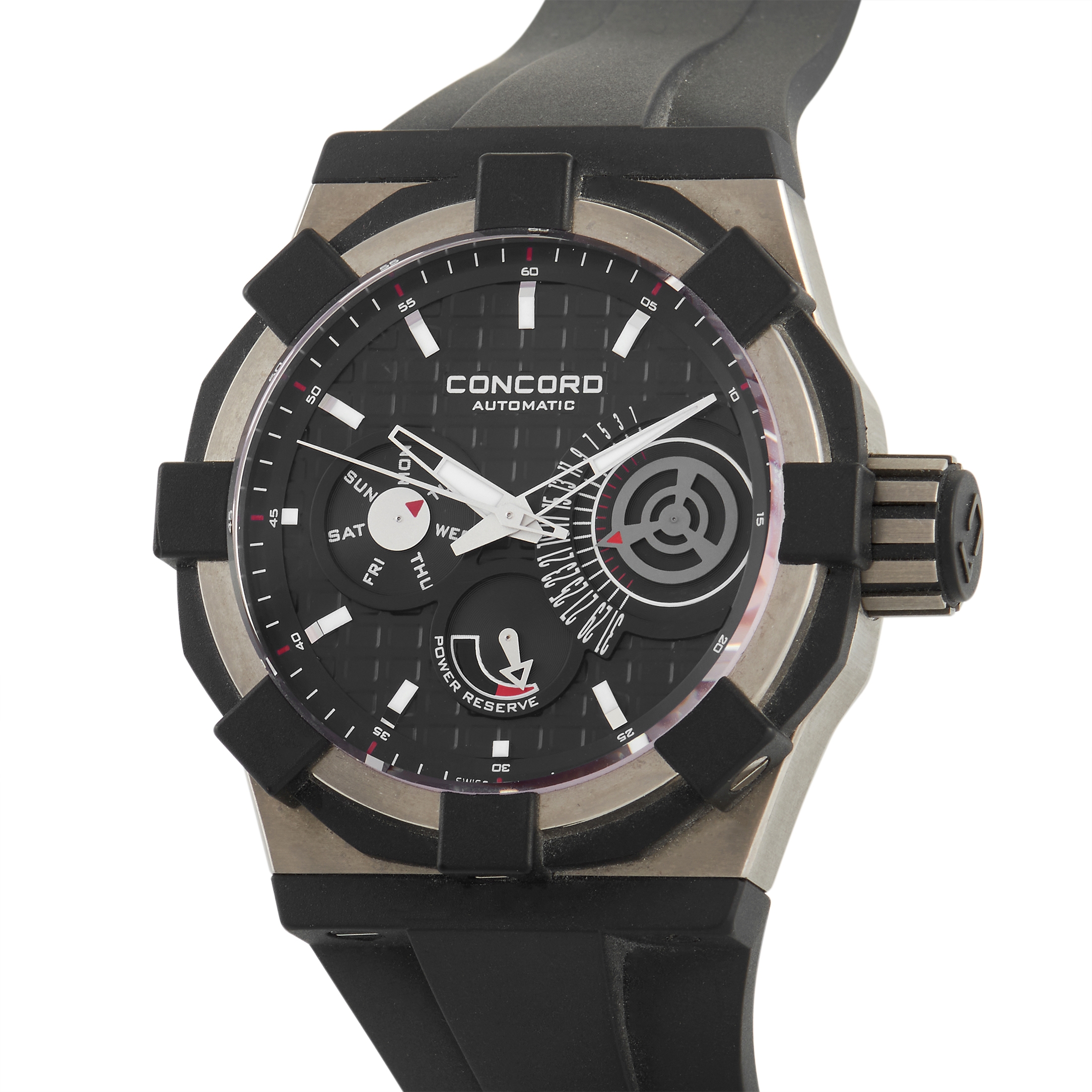 Concord C1 Retrograde Titanium Watch 01.5.40.1020