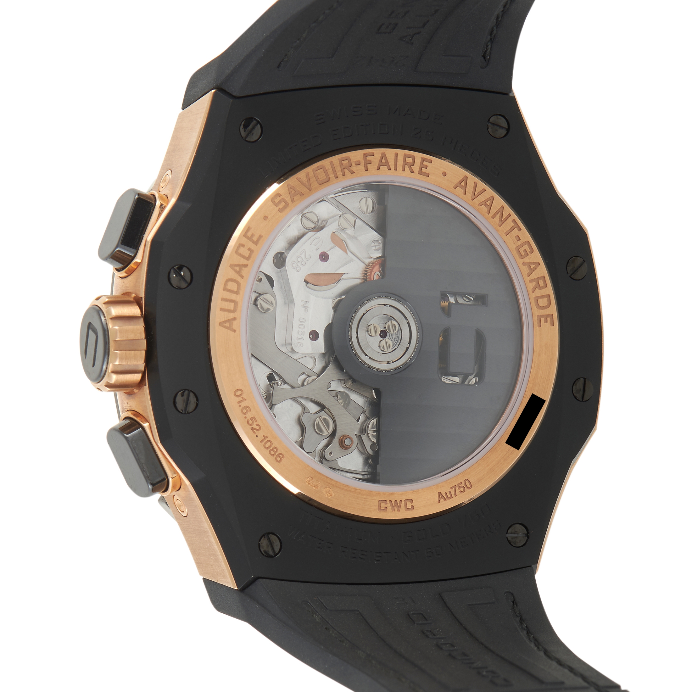 Concord C1 Perpetual Calendar Chronograph Rose Gold Watch 01.6.52.1086
