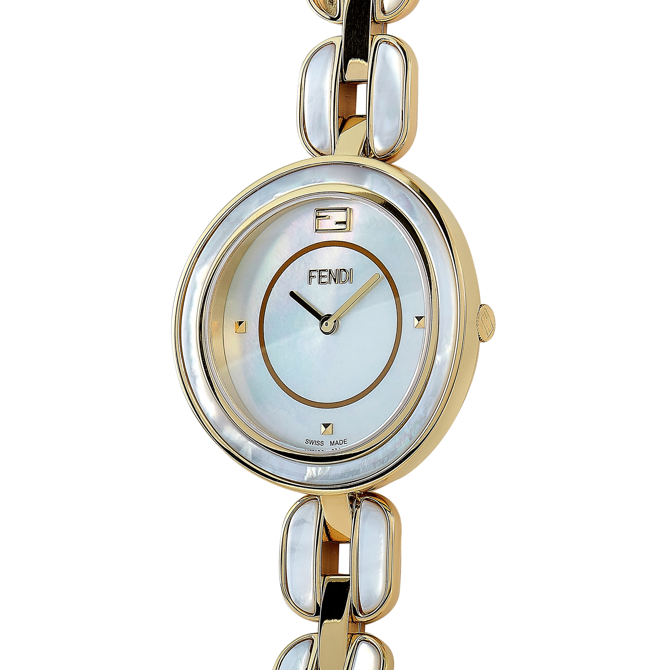 Fendi My Way Mother of Pearl Quartz Watch F361434500