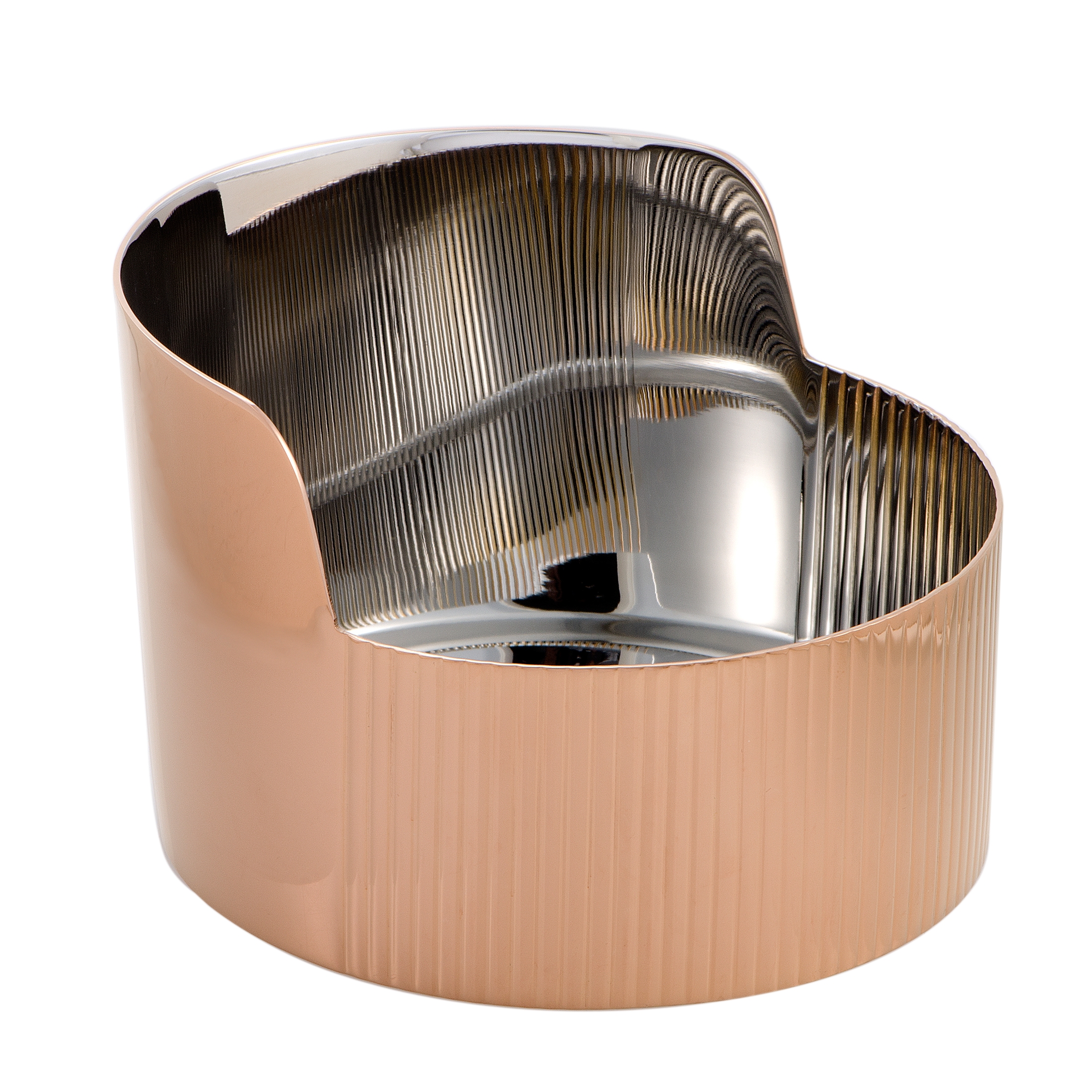 Georg Jensen Urkiola Stainless Steel and PVD Bowl