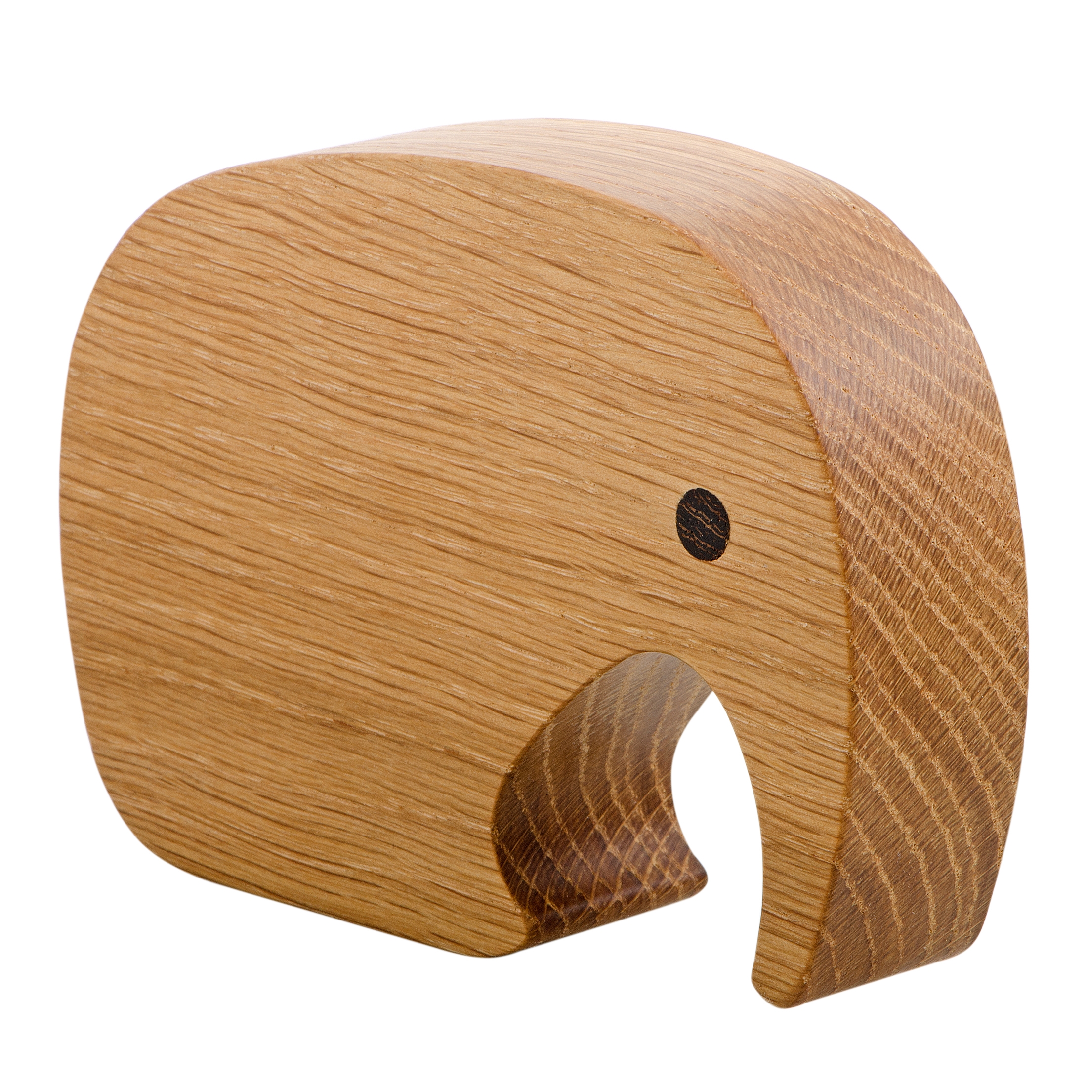 Georg Jensen Elephant Oak Wood Figurine