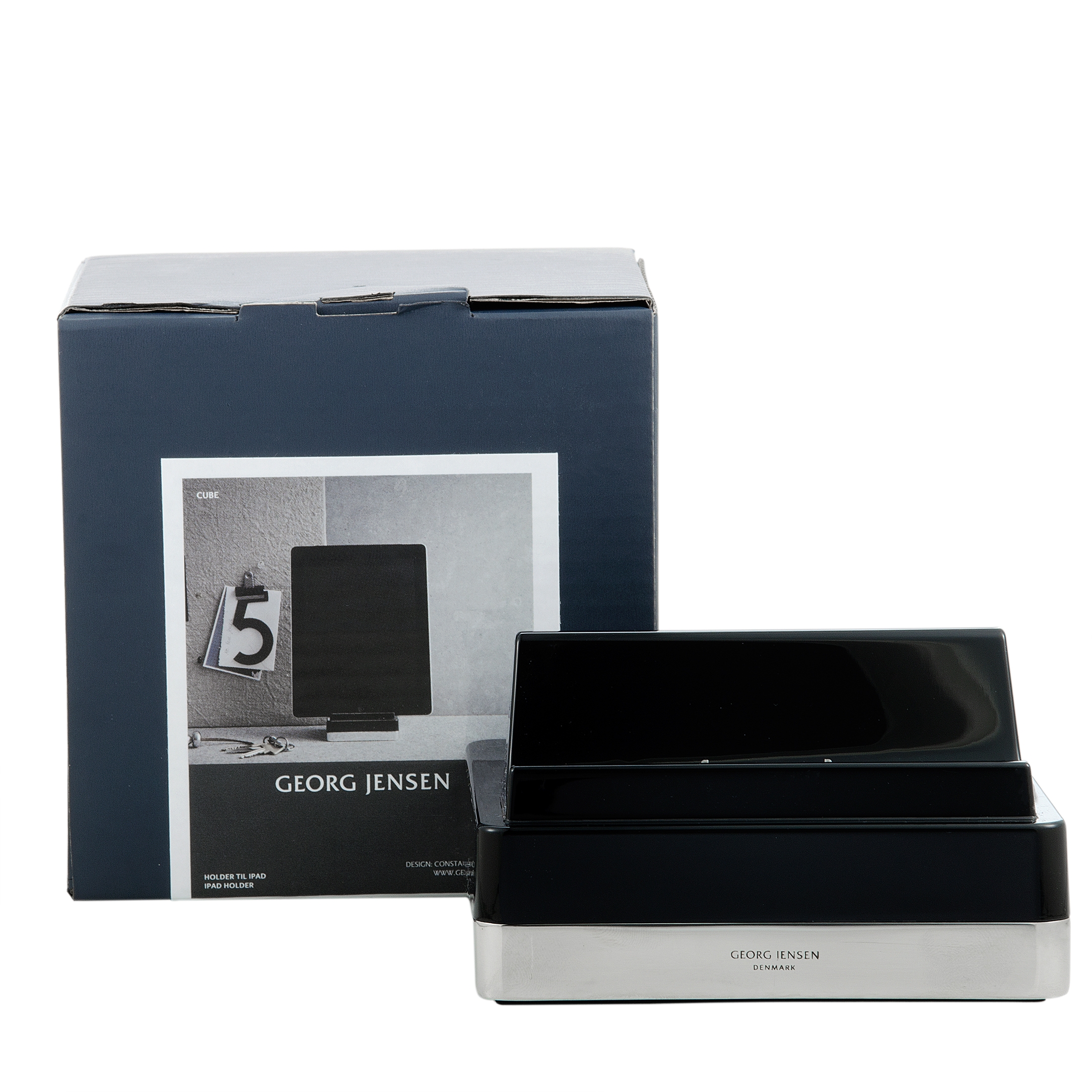 Georg Jensen Cube Stainless Steel iPad Holder