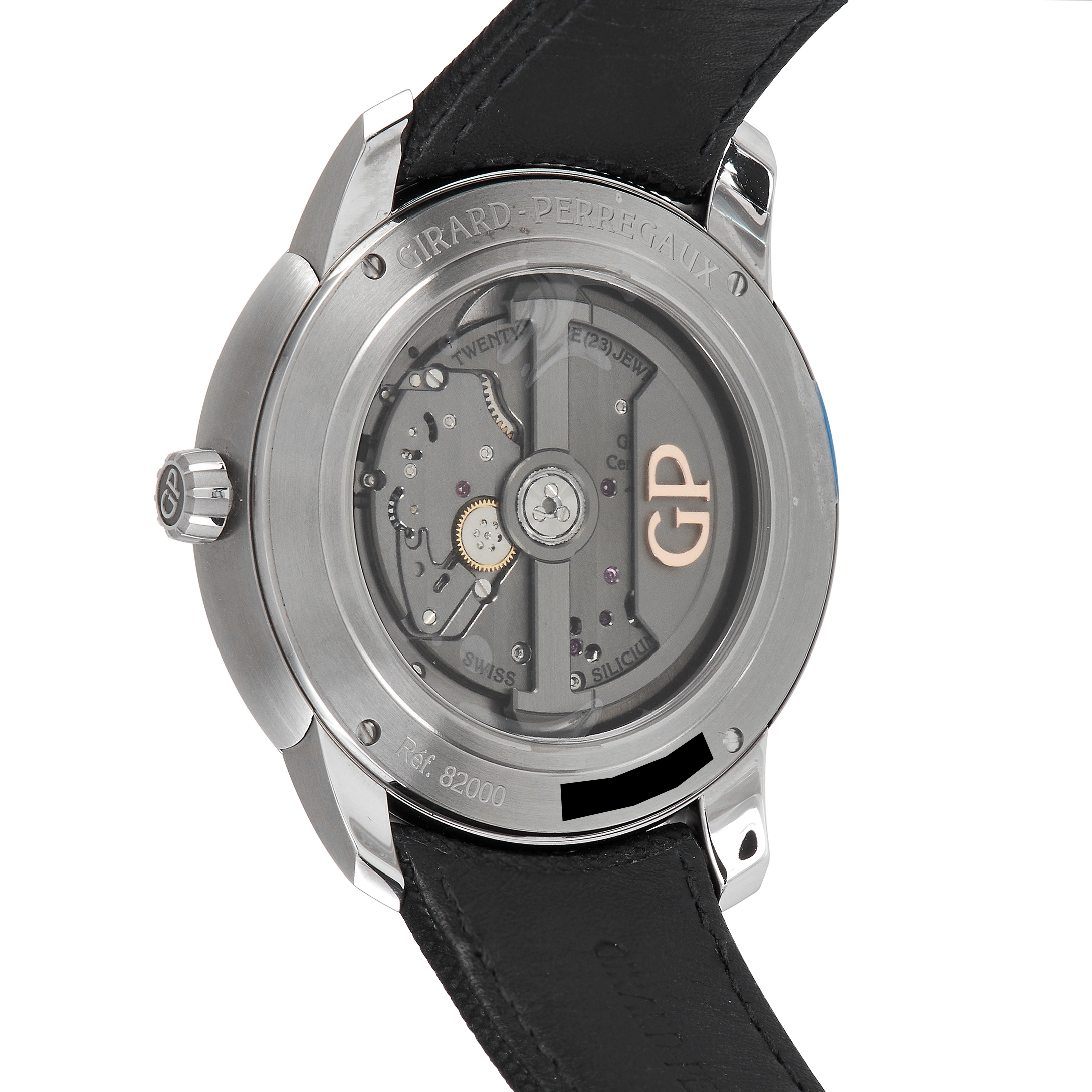 Girard-Perregaux Free Bridge Steel Men's Watch 82000-11-631-FA6A