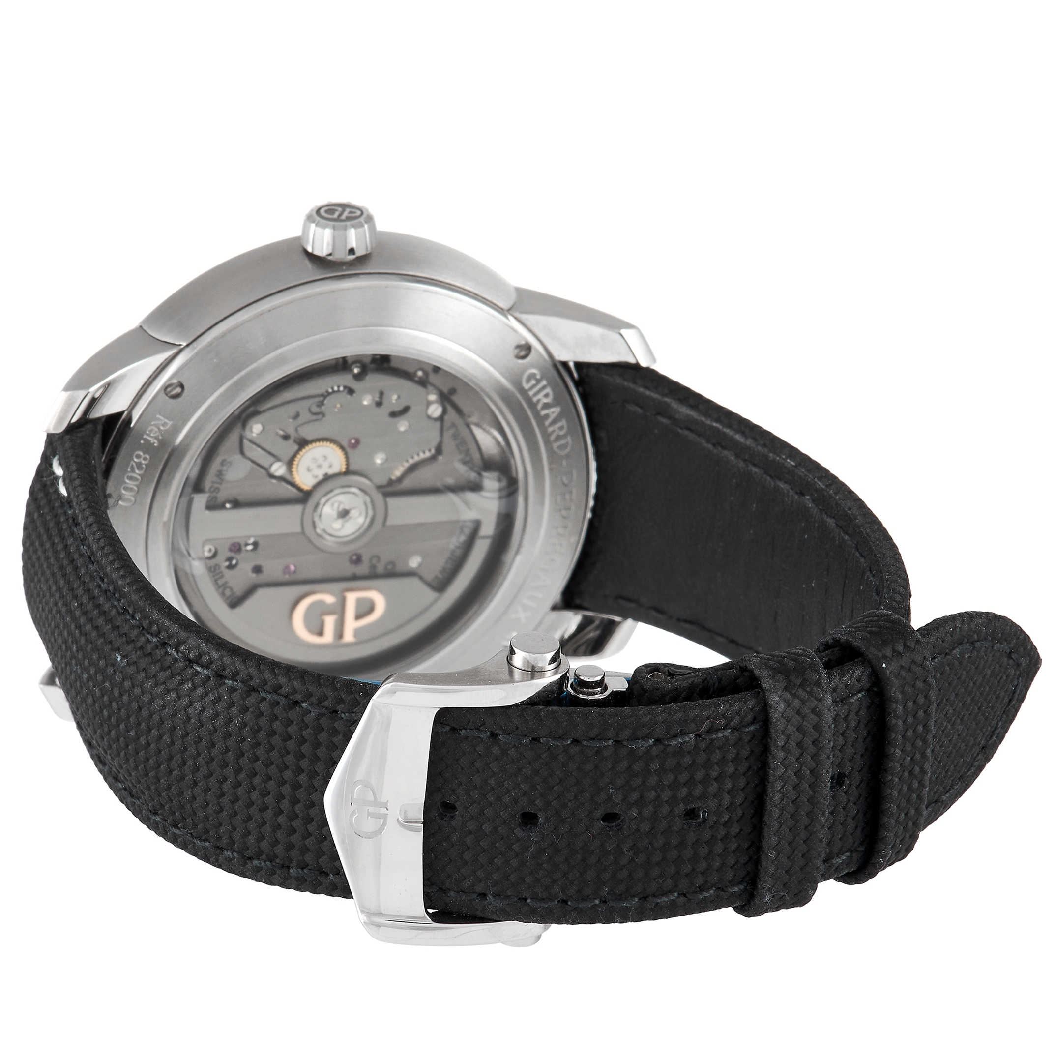 Girard-Perregaux Free Bridge Steel Men's Watch 82000-11-631-FA6A
