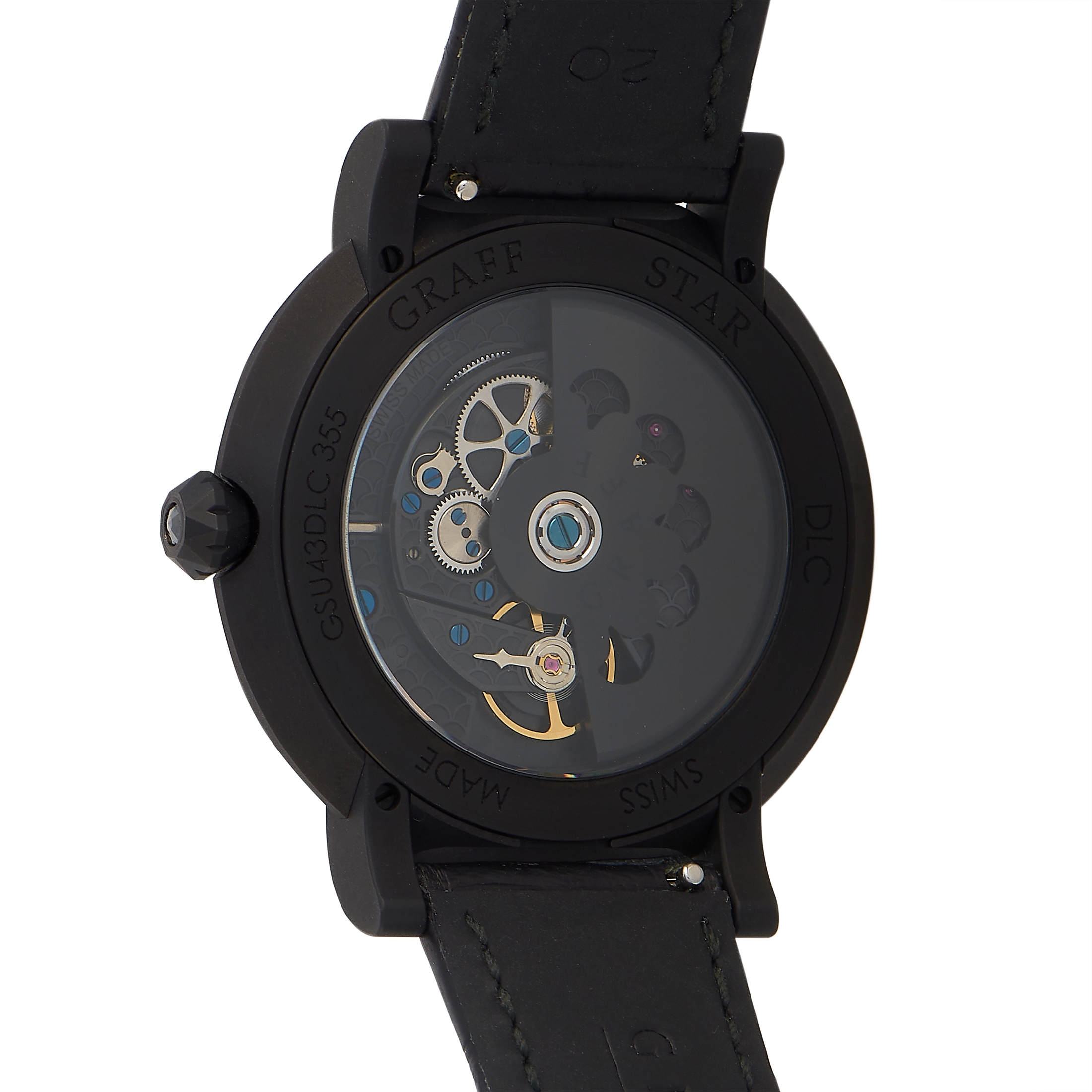 Graff Star Slim Eclipse Titanium All Black Watch GSU43DLC