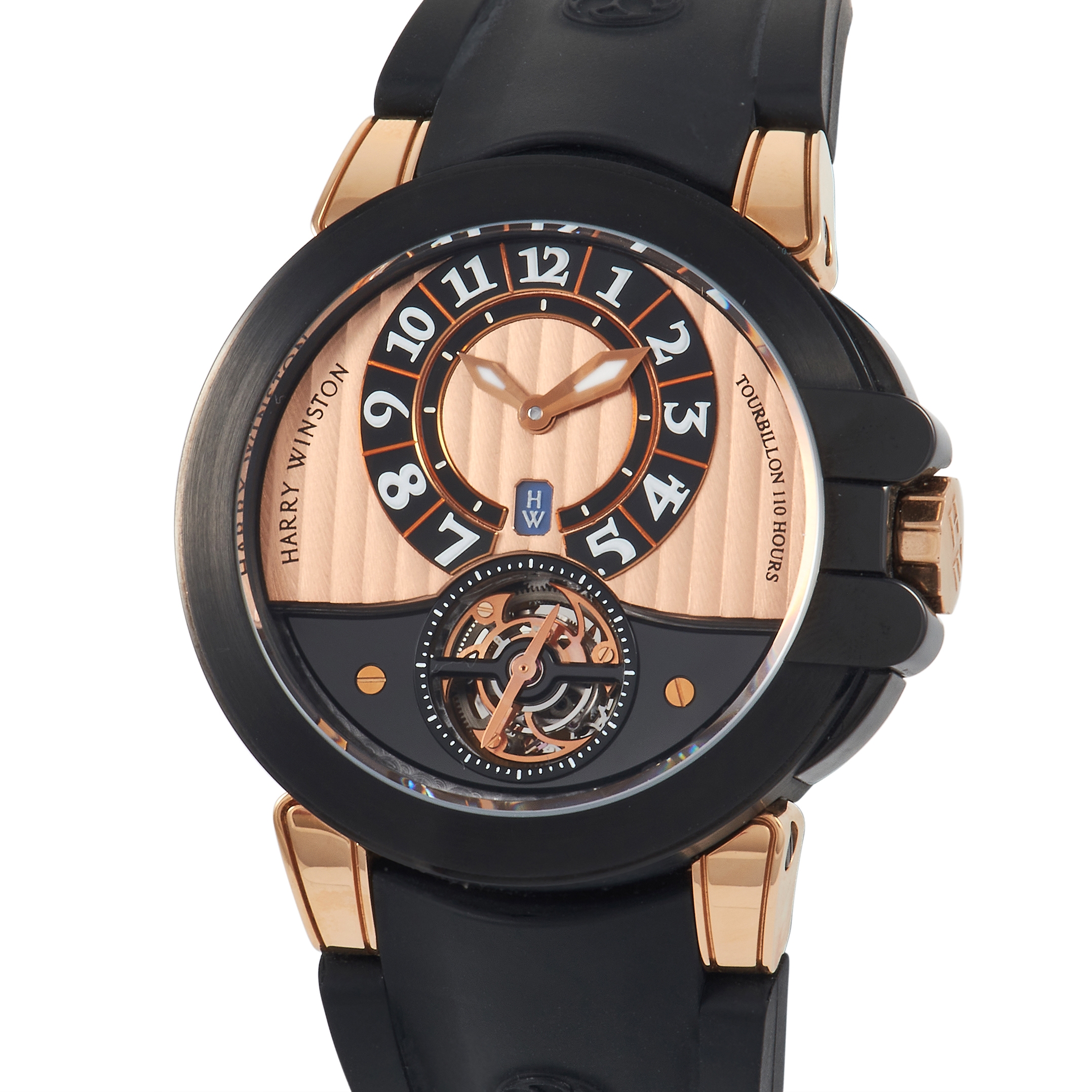 Harry Winston Ocean Tourbillon 46mm Watch 400-MAT44RK
