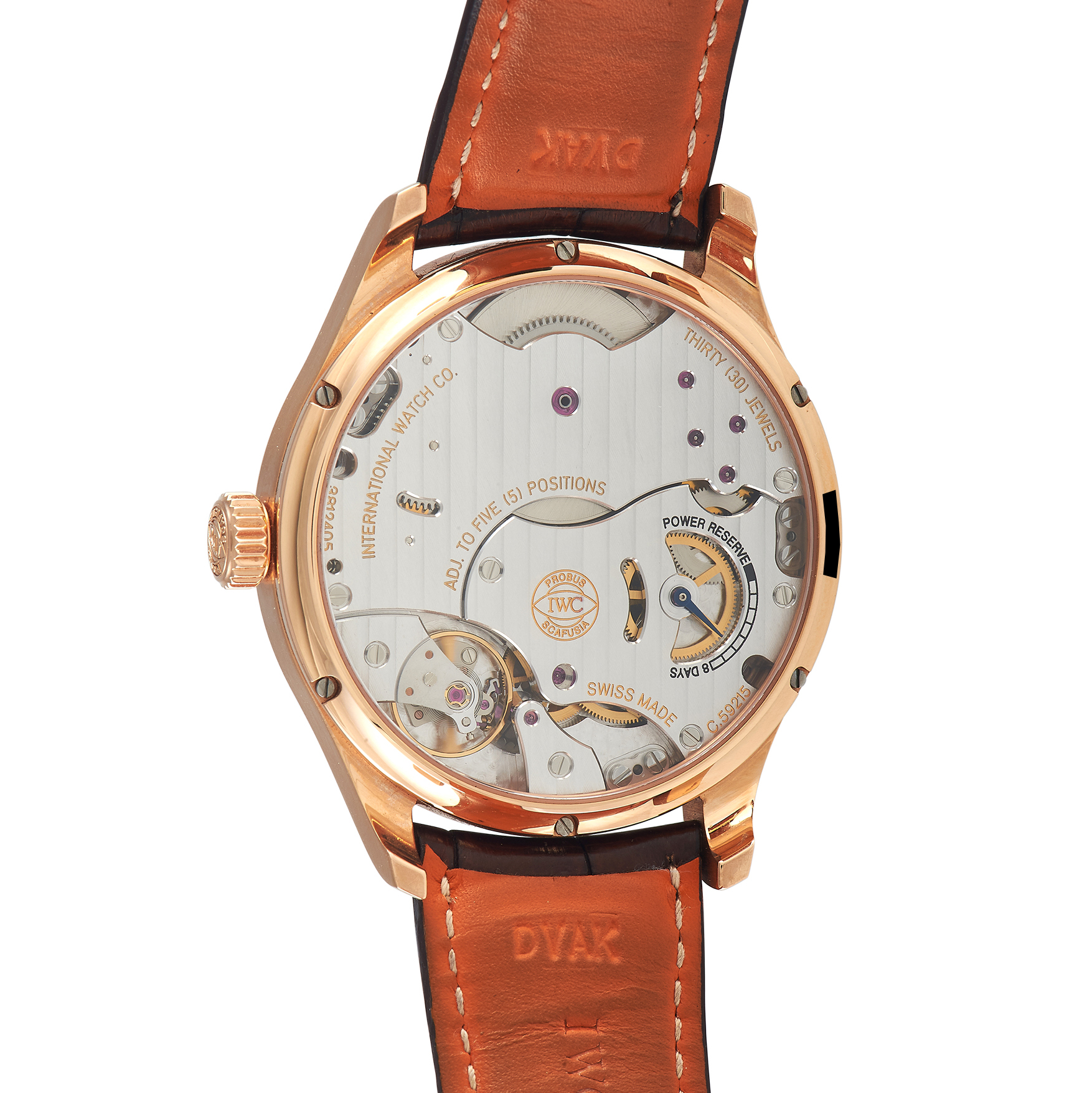 IWC Portuguese Hand-Wound Eight Days Watch IW510204 - Image 3
