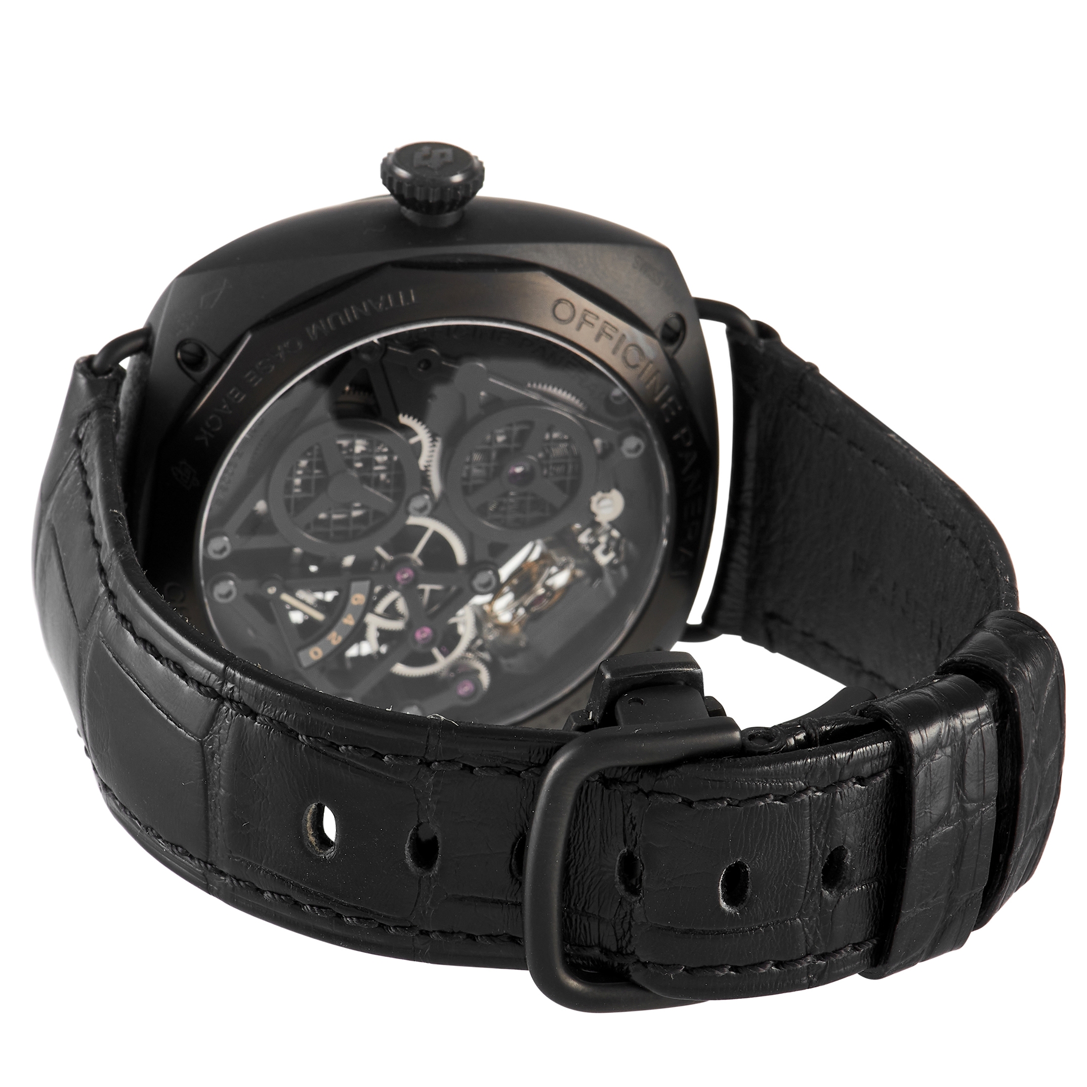 Officine Panerai Lo Scienziato Radiomir Tourbillon GMT Ceramica Men's Watch PAM350
