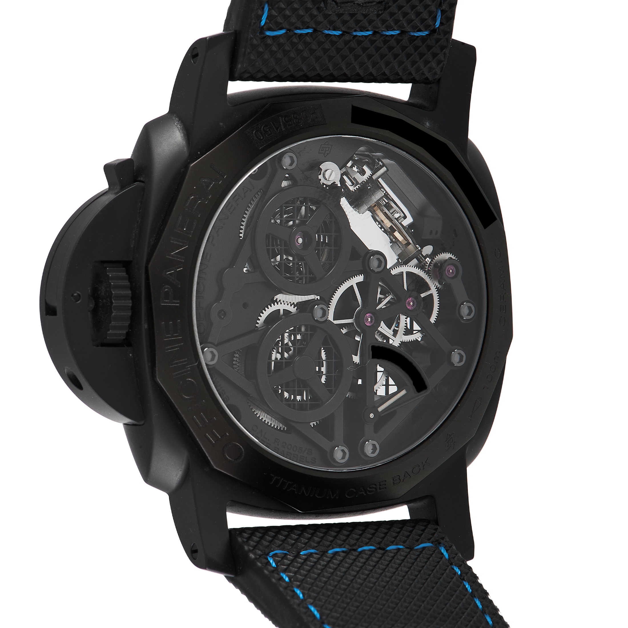 Officine Panerai Luminor 1950 Tourbillon GMT Ceramic Watch PAM00528 - Image 3