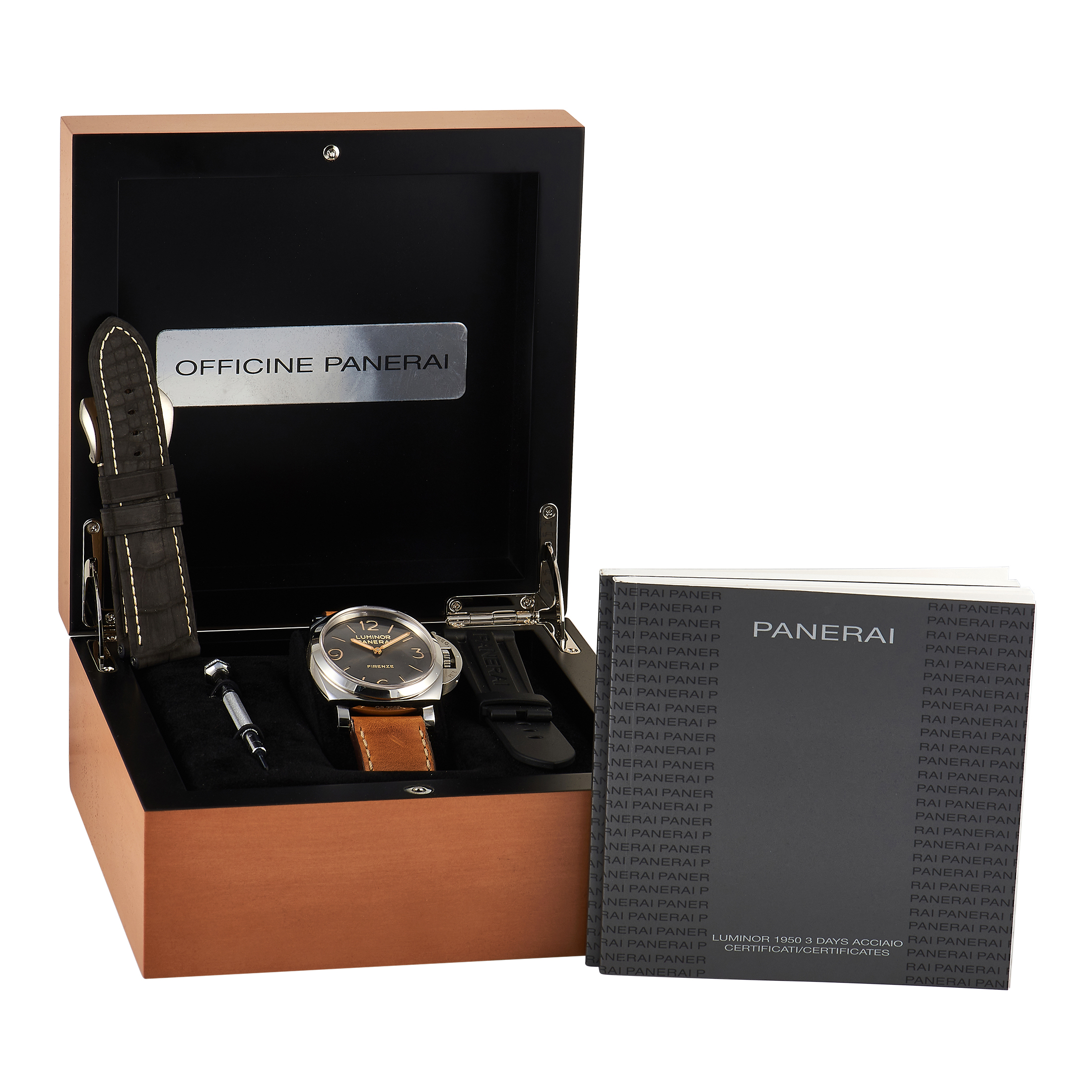 Officine Panerai Luminor 1950 3 Days Firenze Watch PAM605 - Image 5