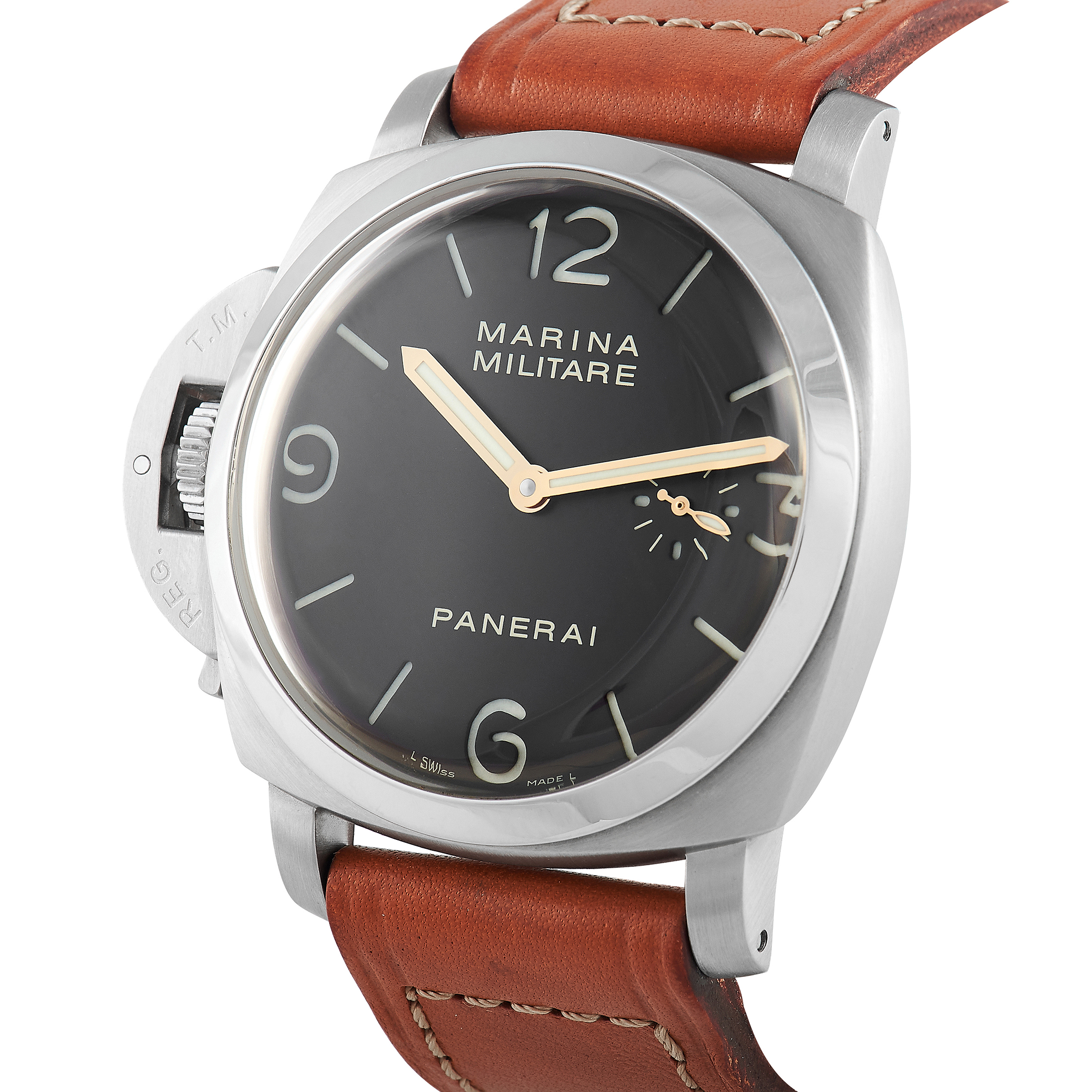 Officine Panerai Luminor Marina Militare Left-Hand Watch PAM00217 - Image 2