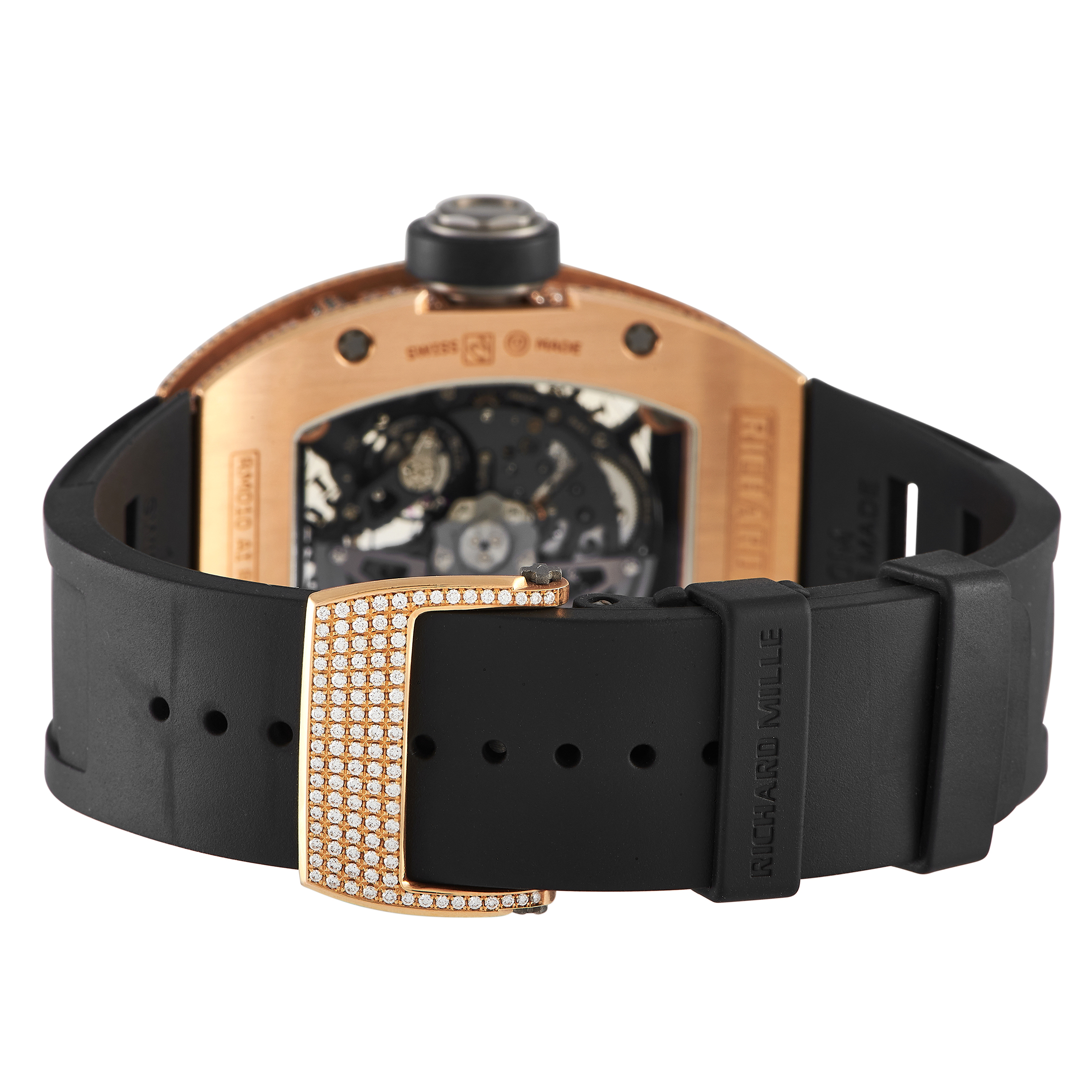 Richard Mille 18K Rose Gold Diamond Watch RM 010 AI RG - Image 4