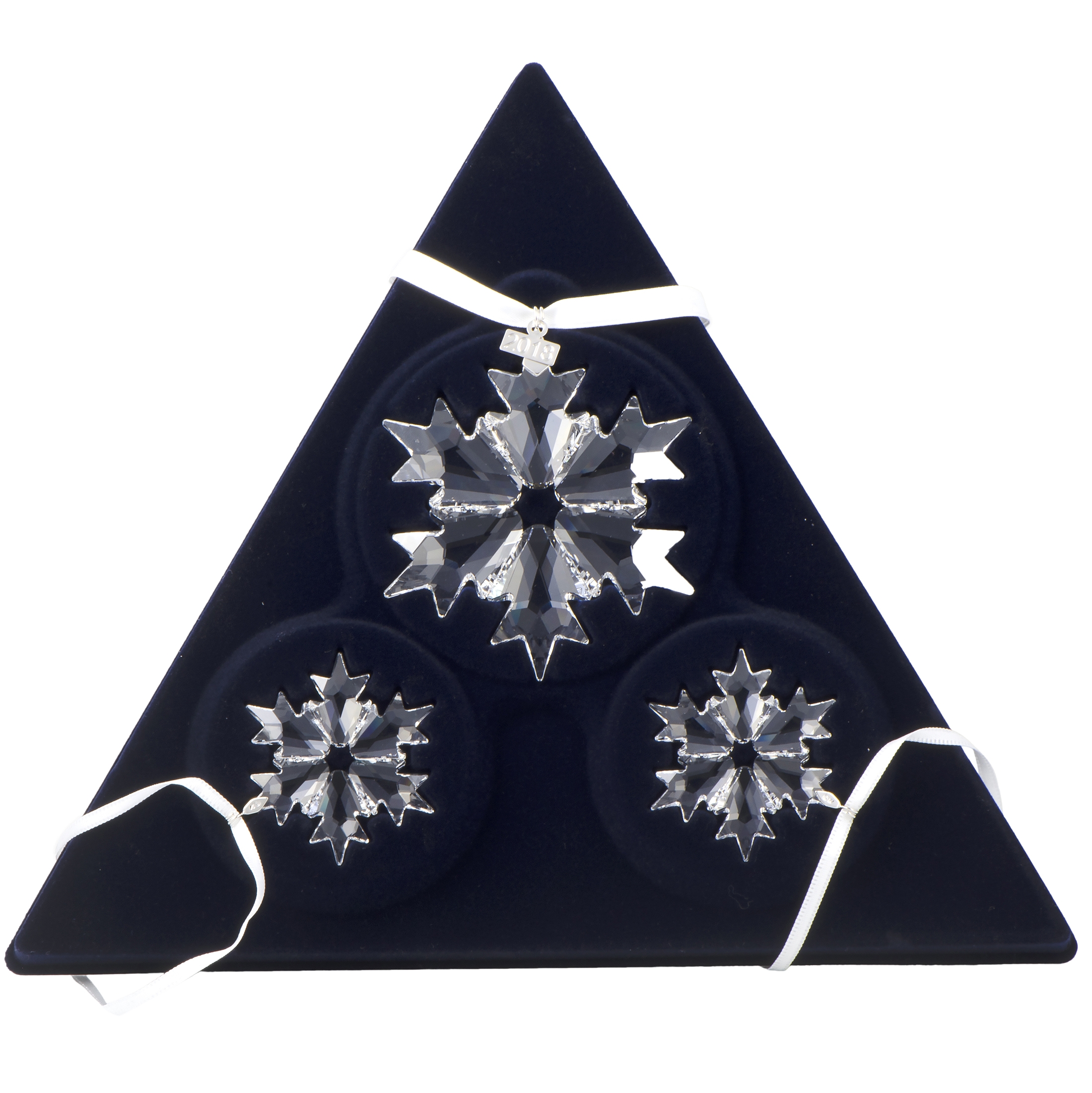 Swarovski 2018 Snowflake Christmas Ornament Set