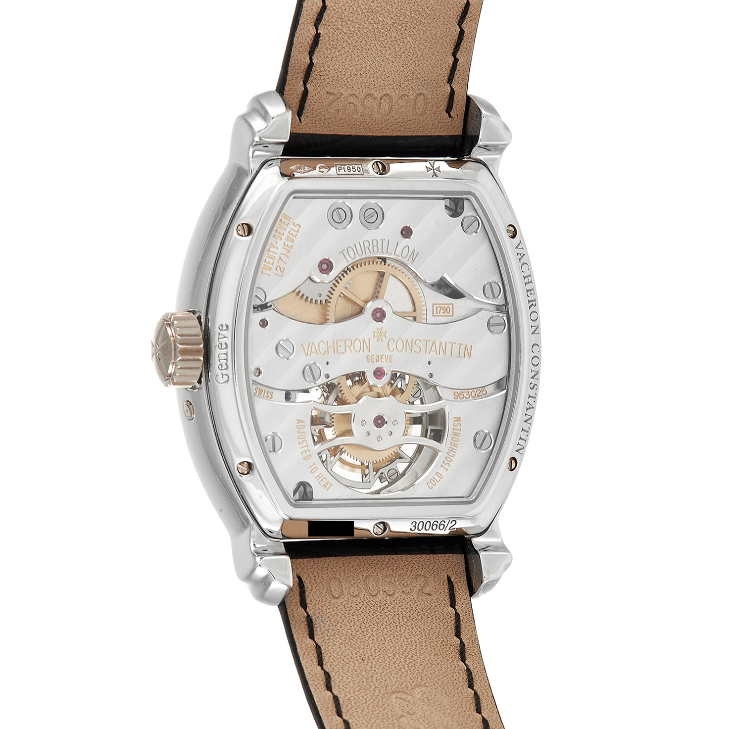 Vacheron Constantin Malte Tonneau Tourbillon Platinum Watch 30066/2 - Image 3