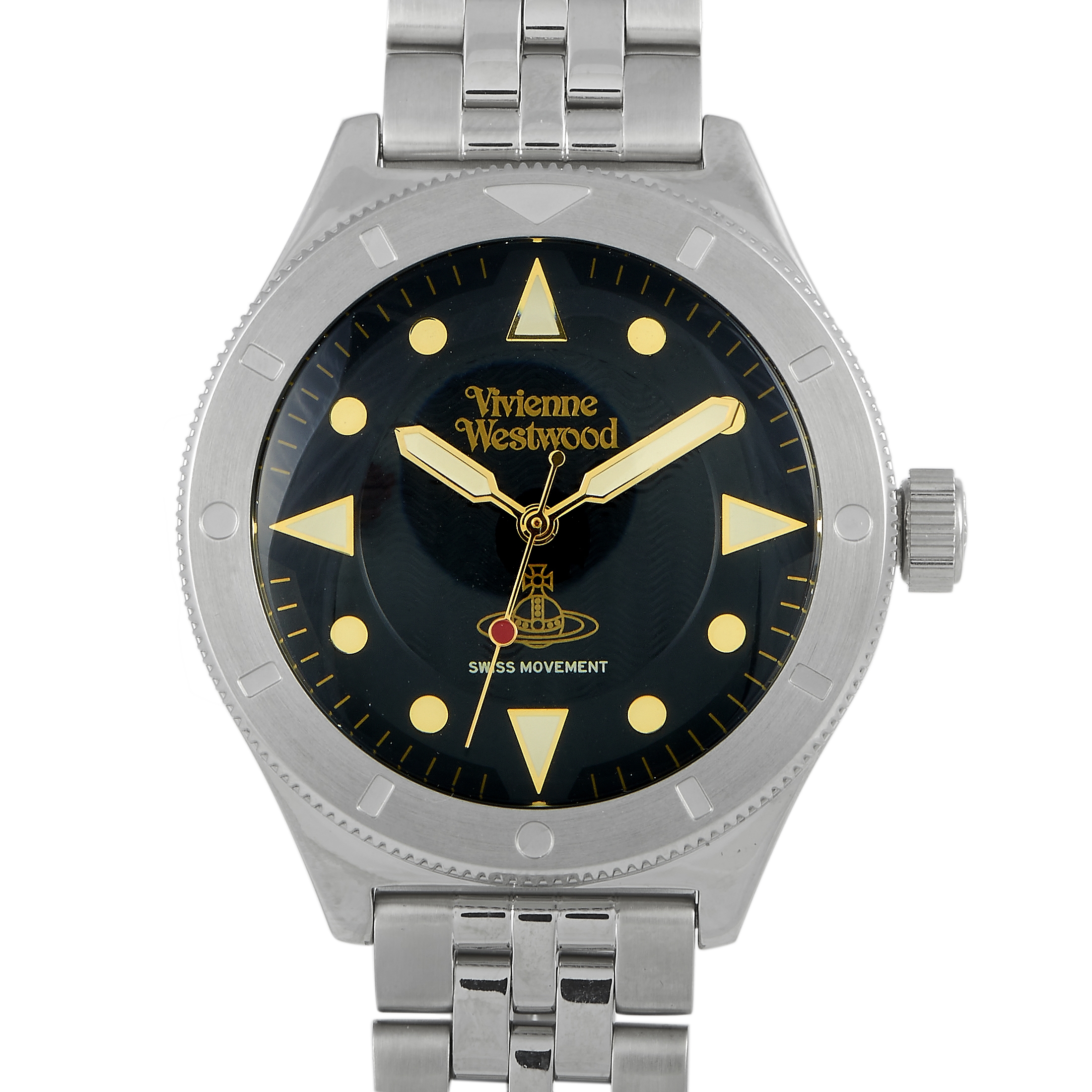 ヴィヴィアン VV160BKSL SMITHFIELD 腕時計 クォーツ Vivienne Westwood Smithfield Stainless Steel Watch VV160BKSL
