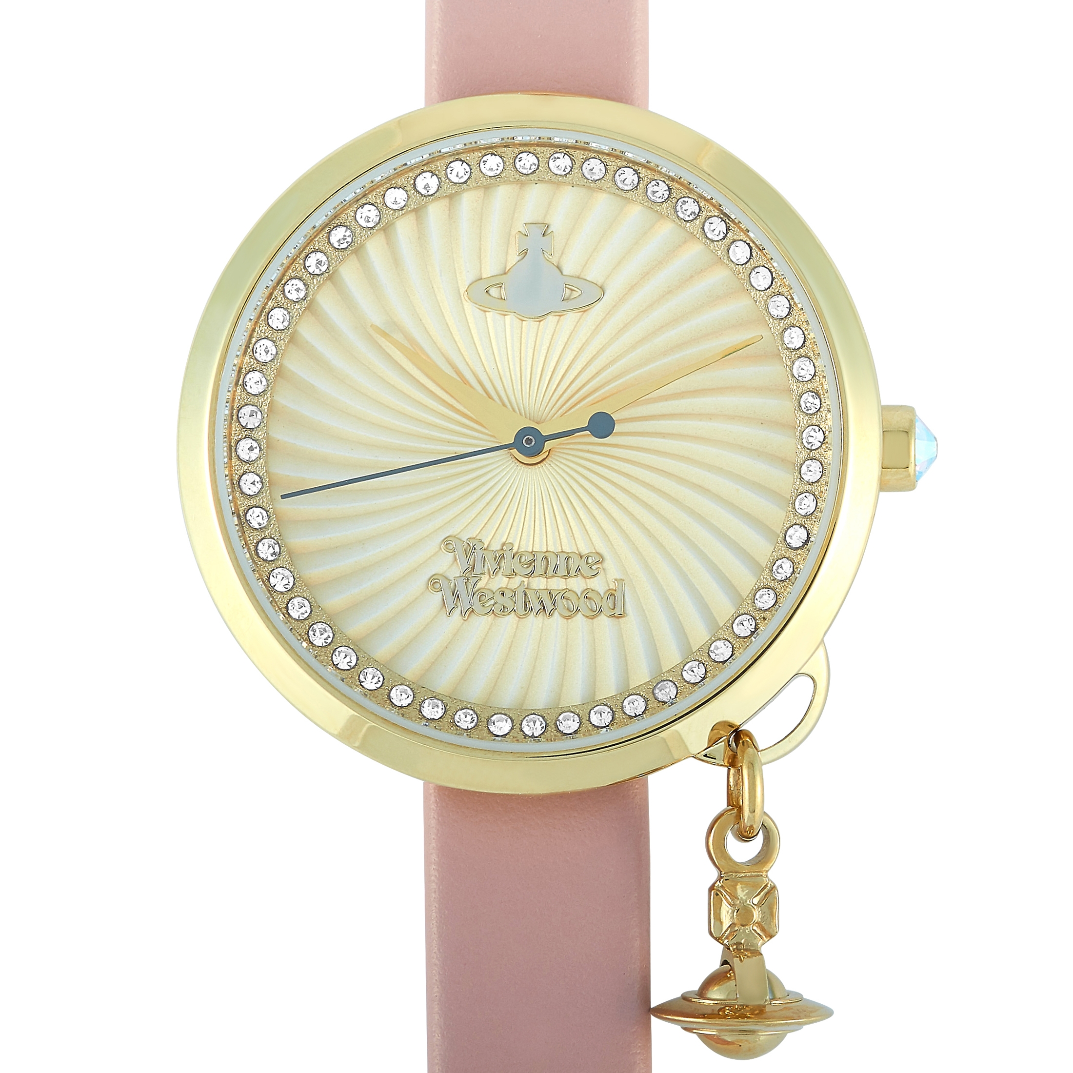 Vivienne Westwood Bow Gold-Tone Stainless Steel Watch VV139WHPK