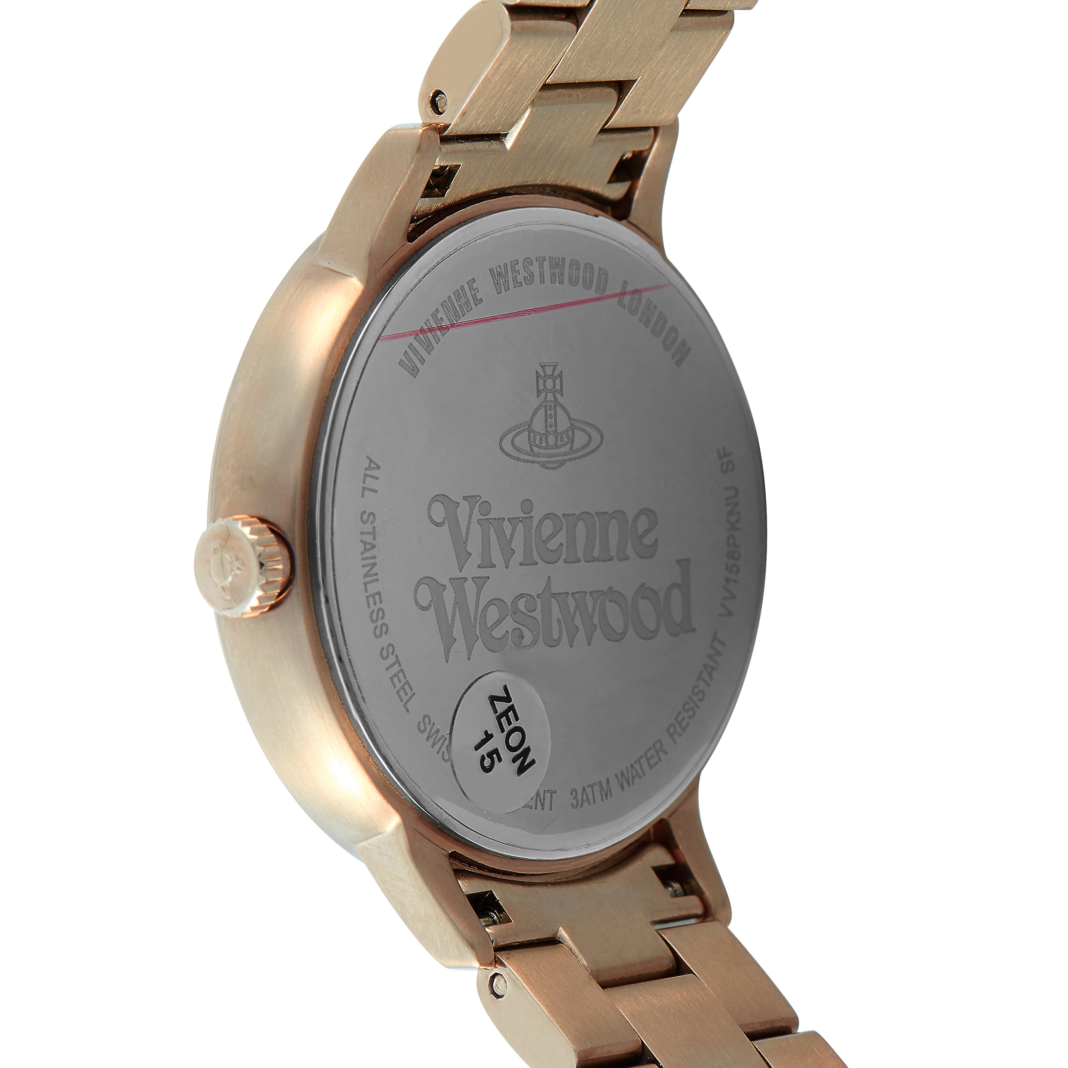 Vivienne Westwood Portobello Rose Gold-Tone Stainless Steel Watch VV158PKNU