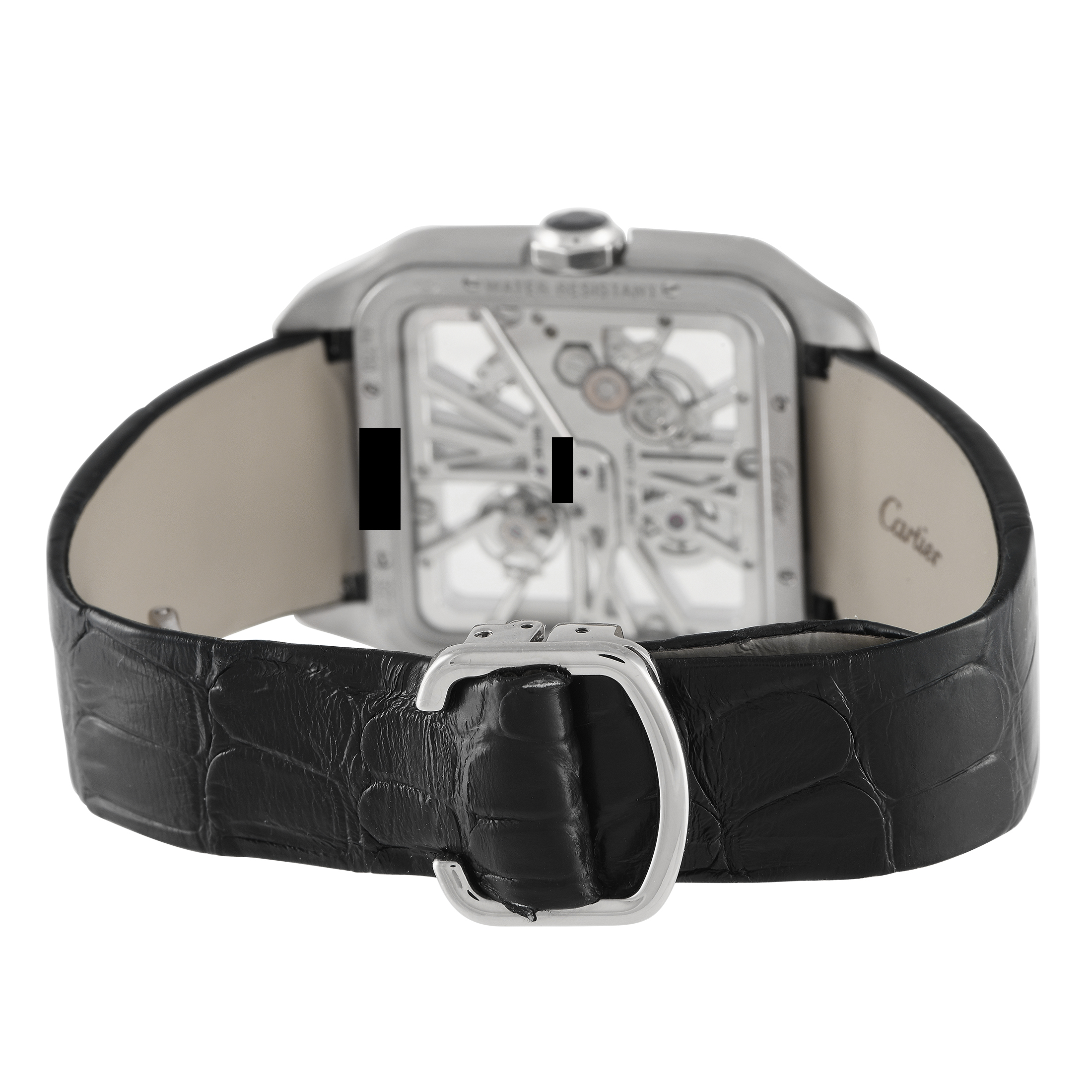Cartier Santos-Dumont Skeleton Dial Watch W2020033