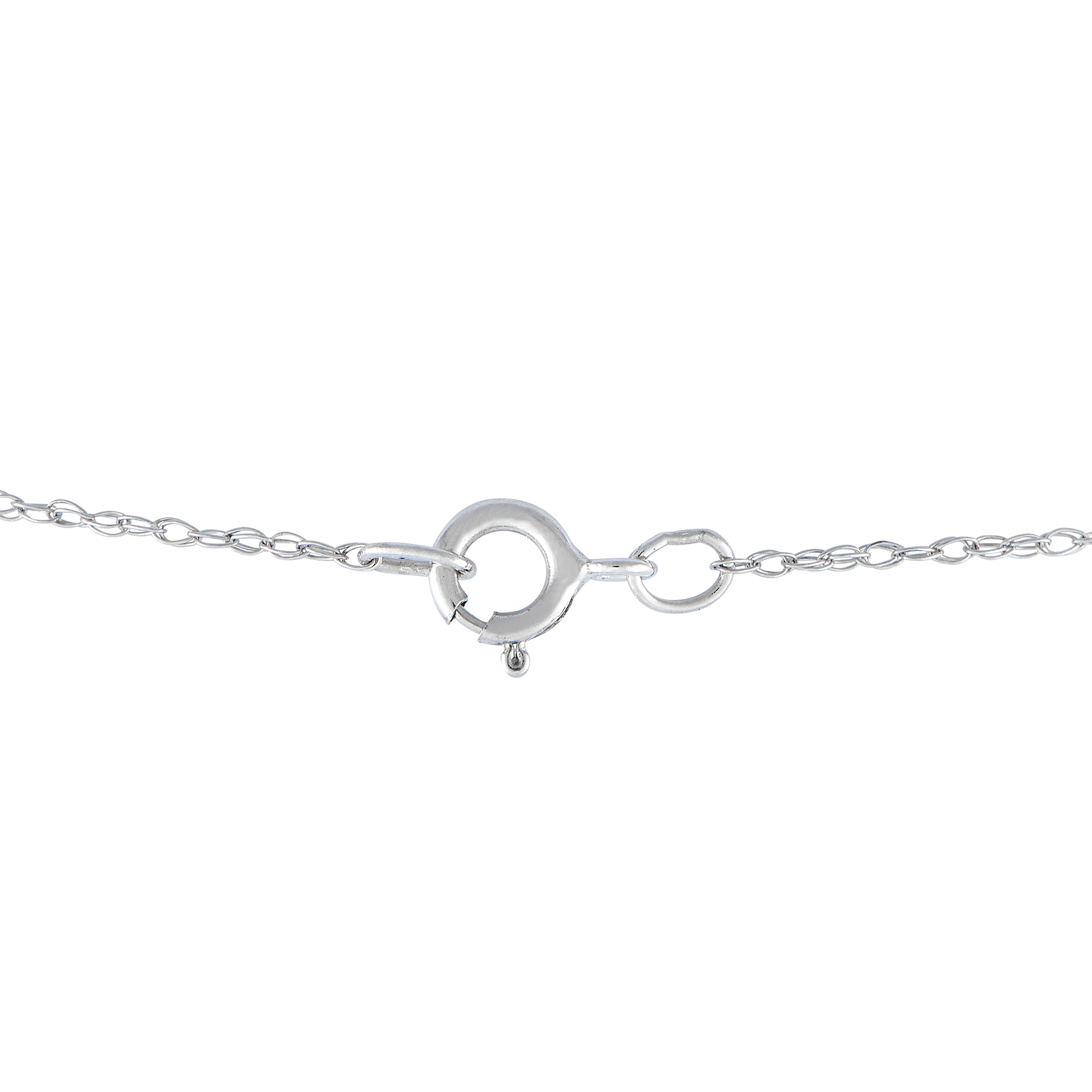 LB Exclusive 14K White Gold 0.25ct Diamond Pendant Necklace PS03030223 - Image 3