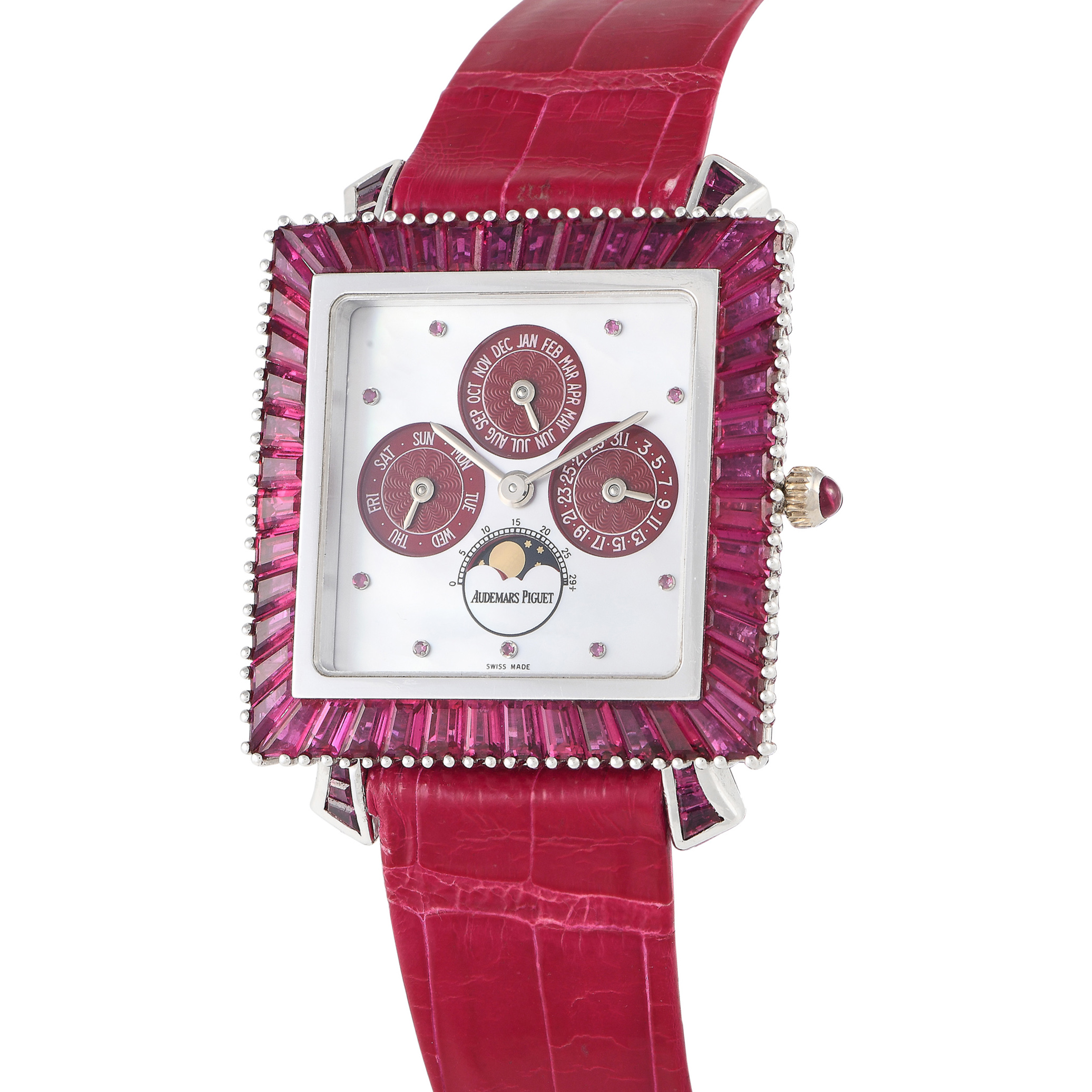 Audemars Piguet Perpetual Calendar Ruby White Gold Watch 25756BC/R/0002 - Image 2