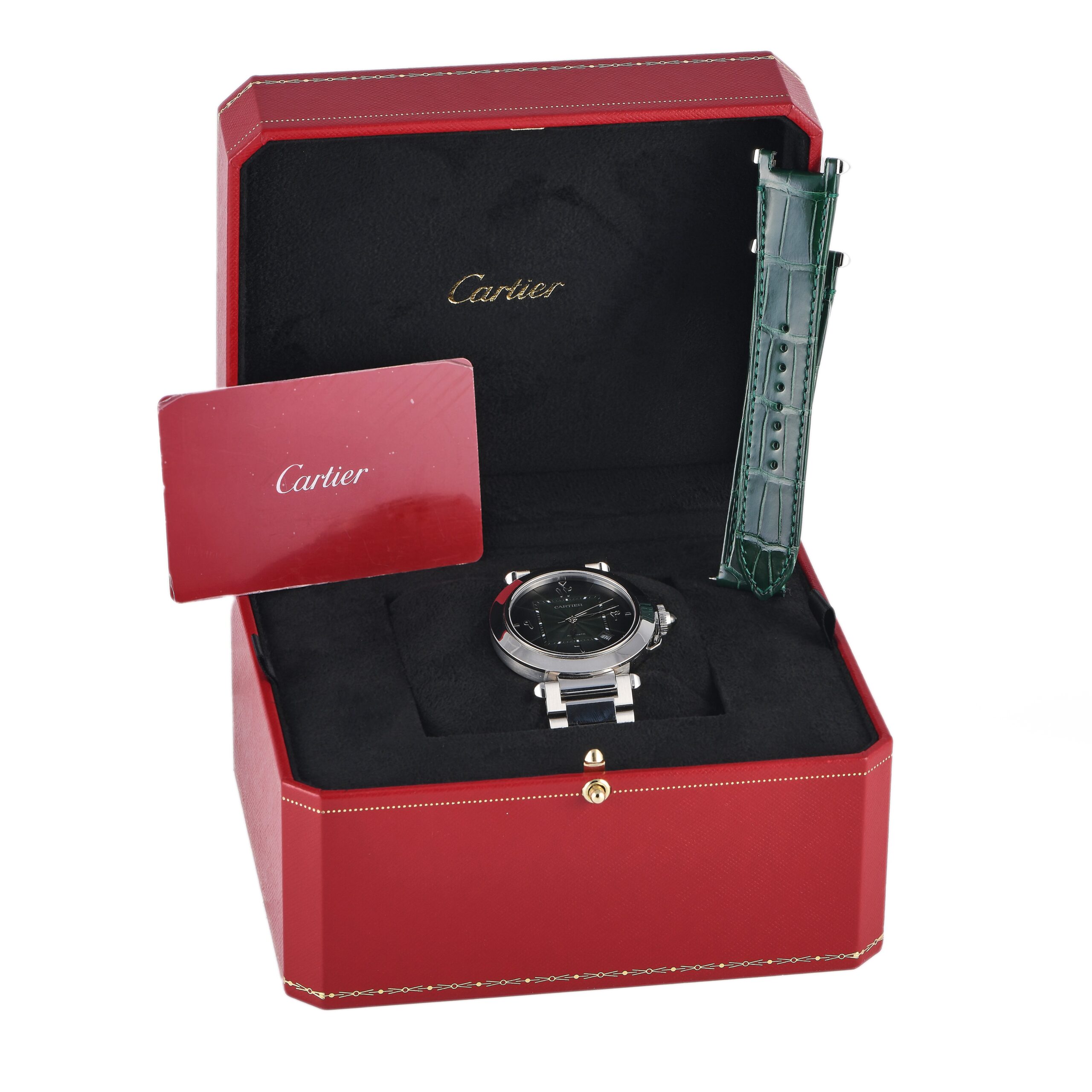 Cartier Pasha de Cartier Green Dial Watch WSPA0022 - Image 5