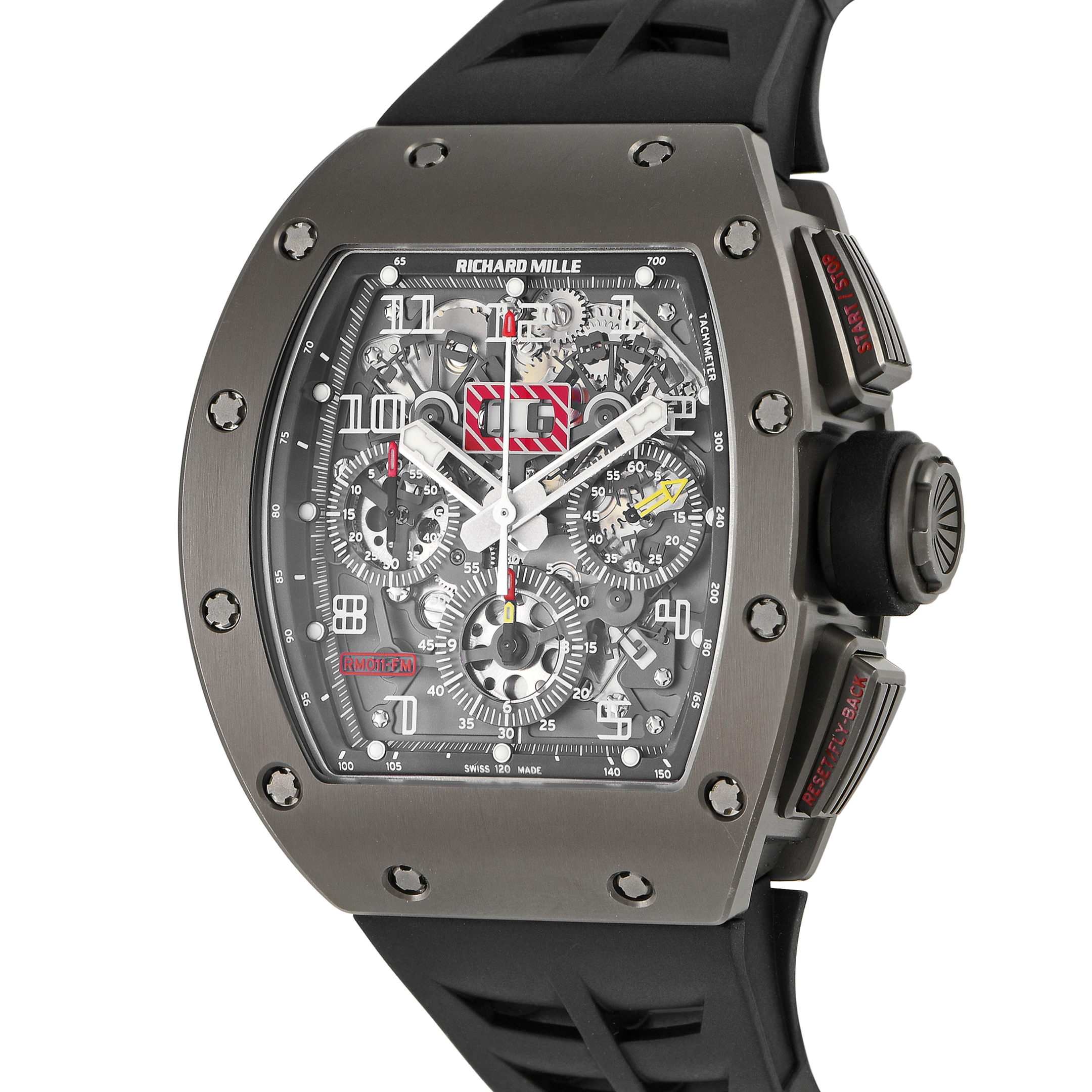 Richard Mille RM011 Felipe Massa Flyback Chronograph Titalyt Watch RM011 AlTi