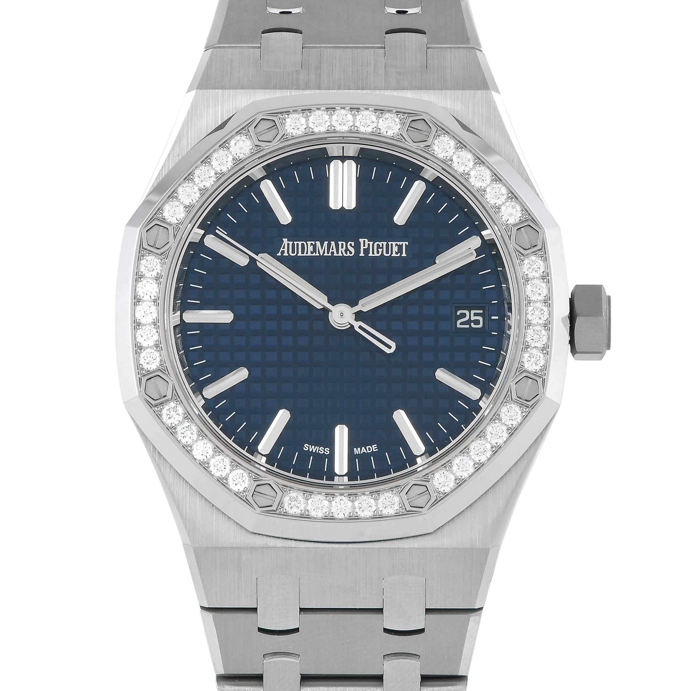 Audemars Piguet Royal Oak Diamond Bezel Watch 15551ST.ZZ.1356ST.05
