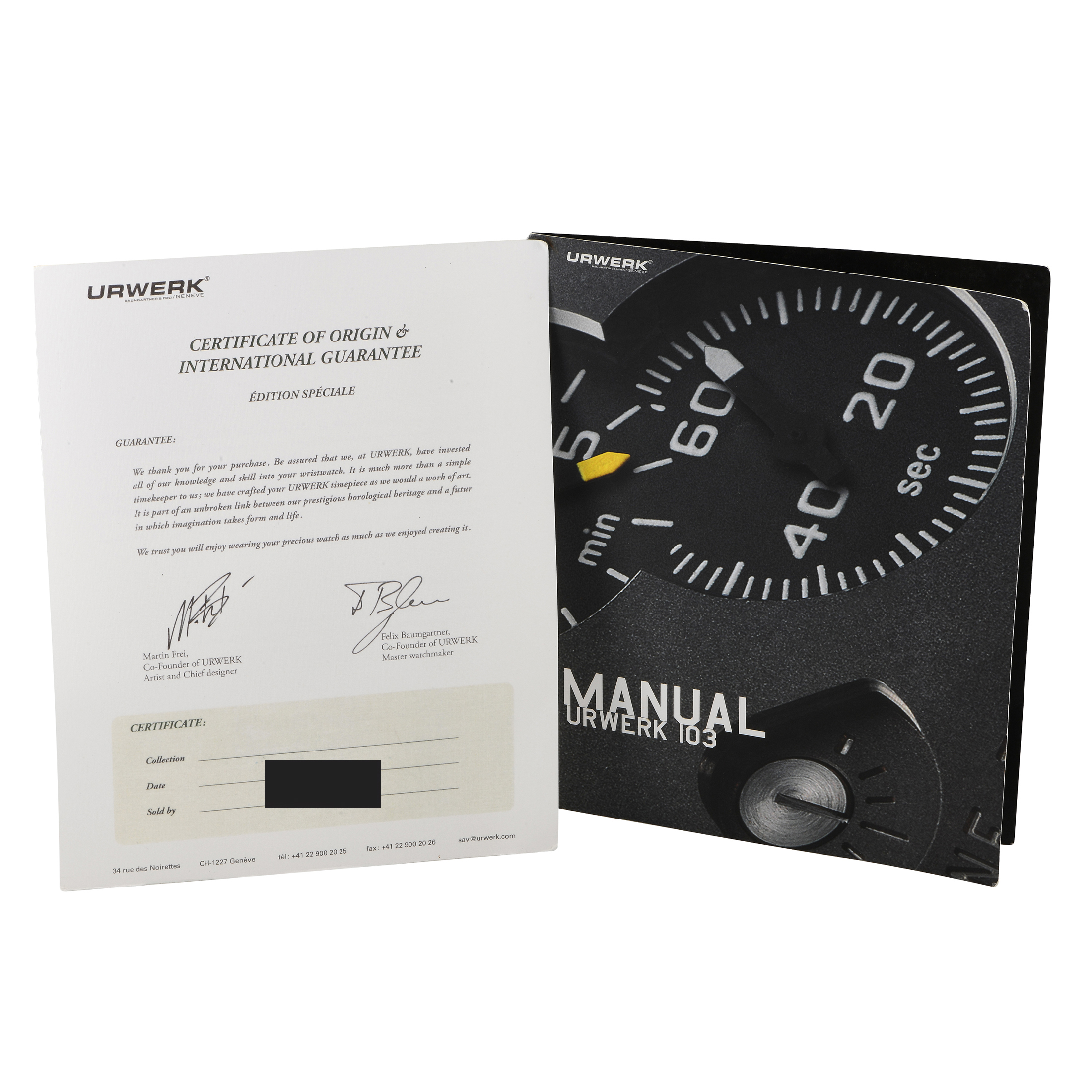 Urwerk UR-103.01 White Gold Watch UR-103.01