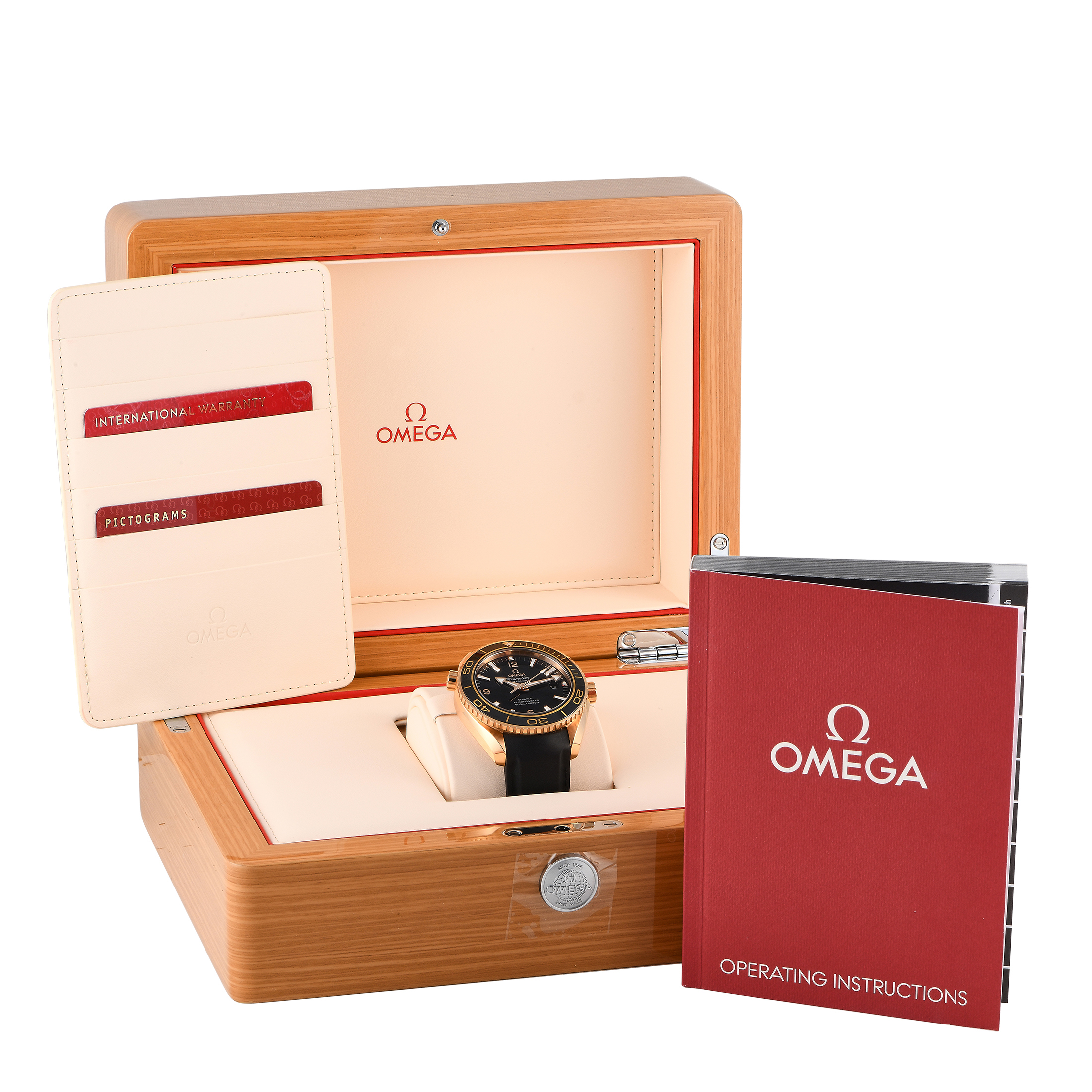 Omega Seamaster Planet Ocean 600M Ceragold Watch 232.63.64.21.01.001