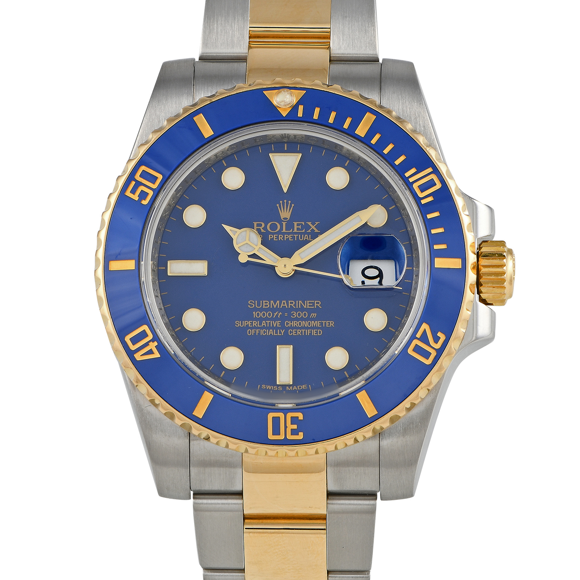 Rolex Submariner Watch 116613 - 40mm - Blue - - Manufacturer's Box