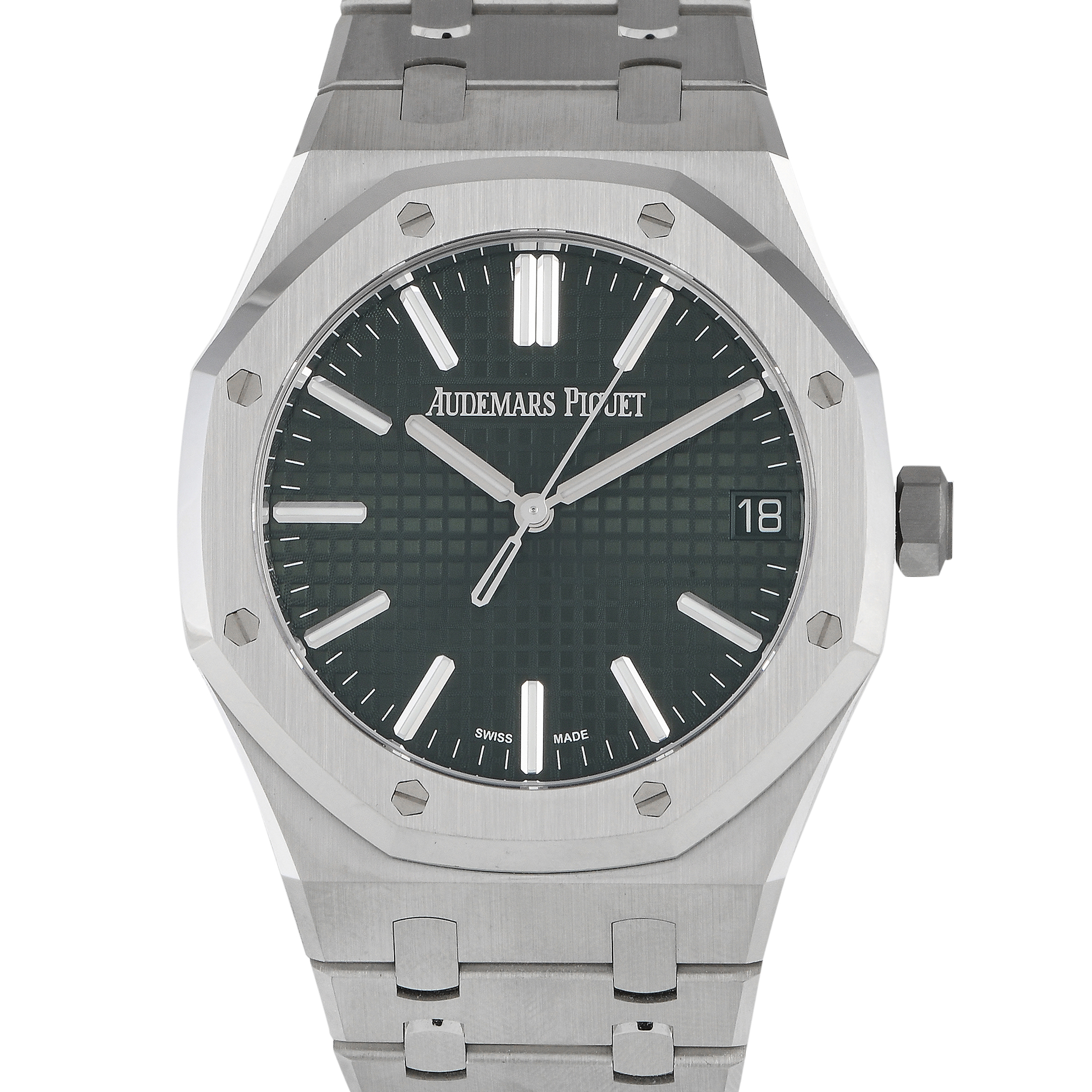 Audemars Piguet Royal Oak 50th Anniversary Green Dial Watch 15510ST.OO.1320ST.04