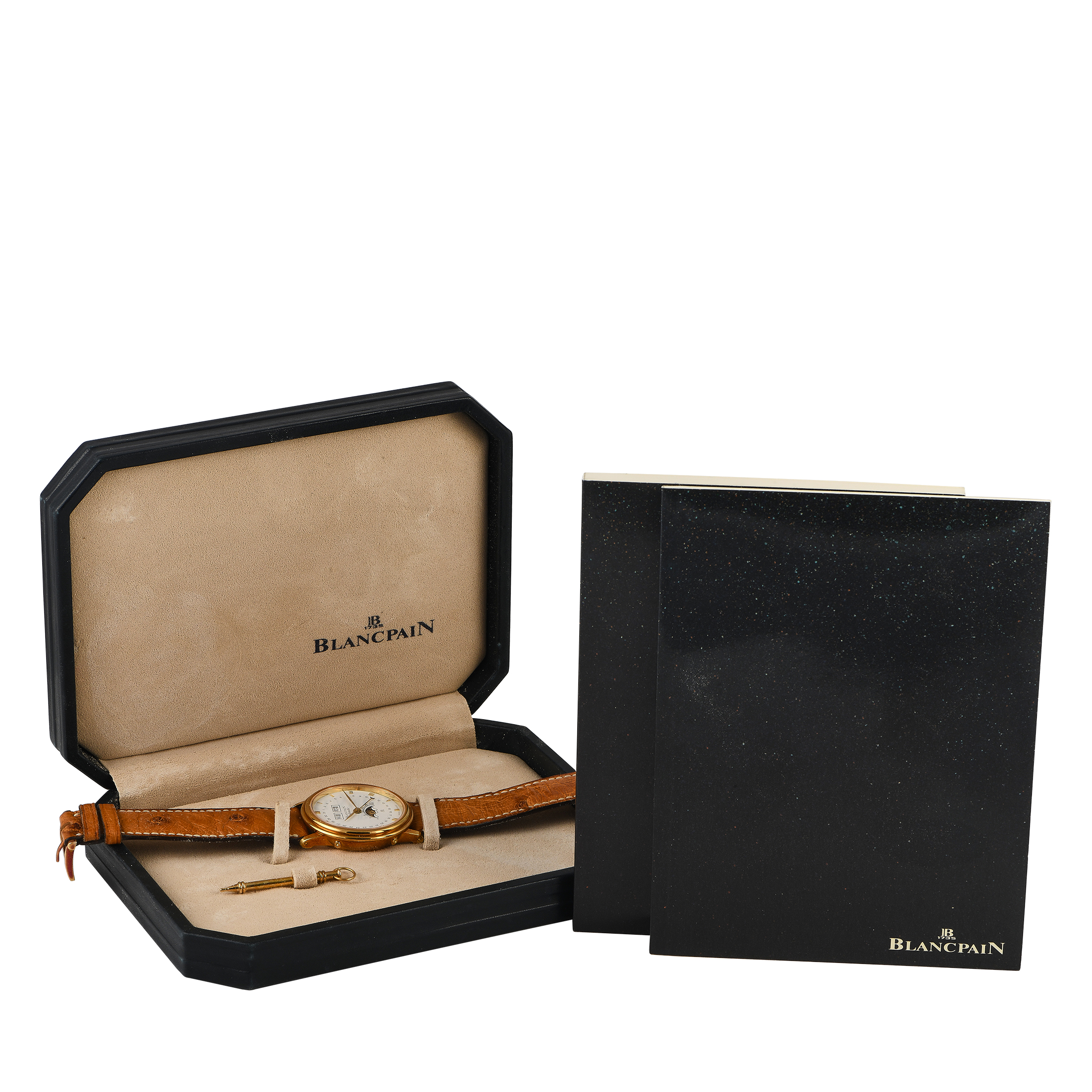 Blancpain Villeret Triple Date Moonphase Watch 6553-1418-58