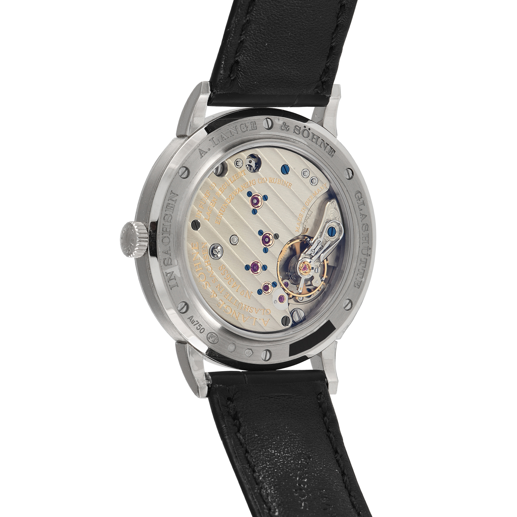 A. Lange & Sohne A. Lange & Sohne Saxonia White Gold Watch 219.026 - Image 3