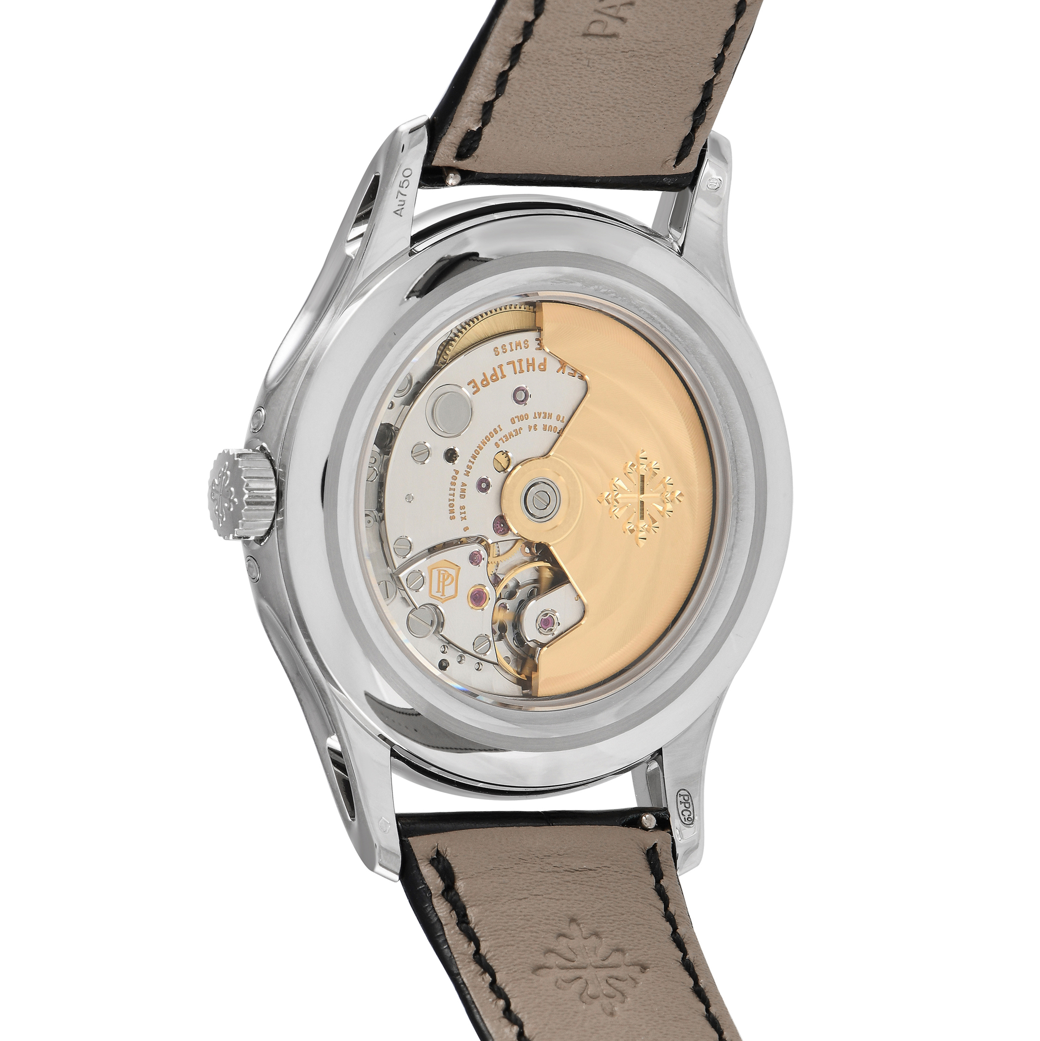 Patek Philippe Complications Moon Phase Annual Calendar Watch 5205G-013 - Image 3