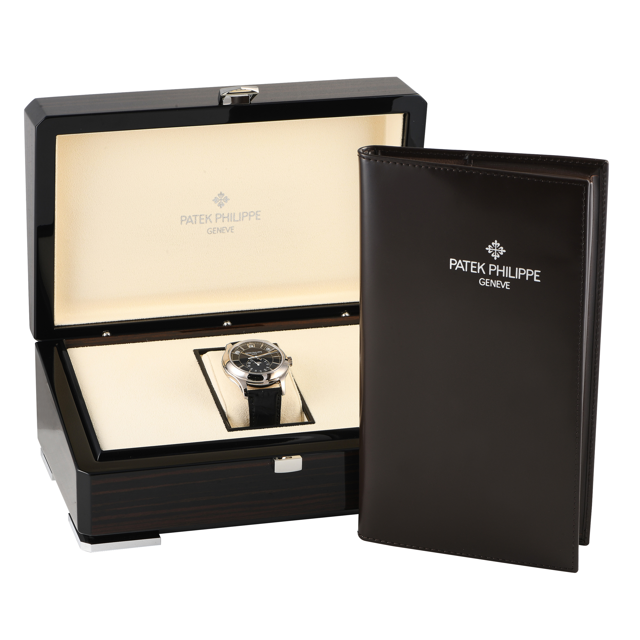 Patek Philippe Complications Moon Phase Annual Calendar Watch 5205G-013 - Image 5