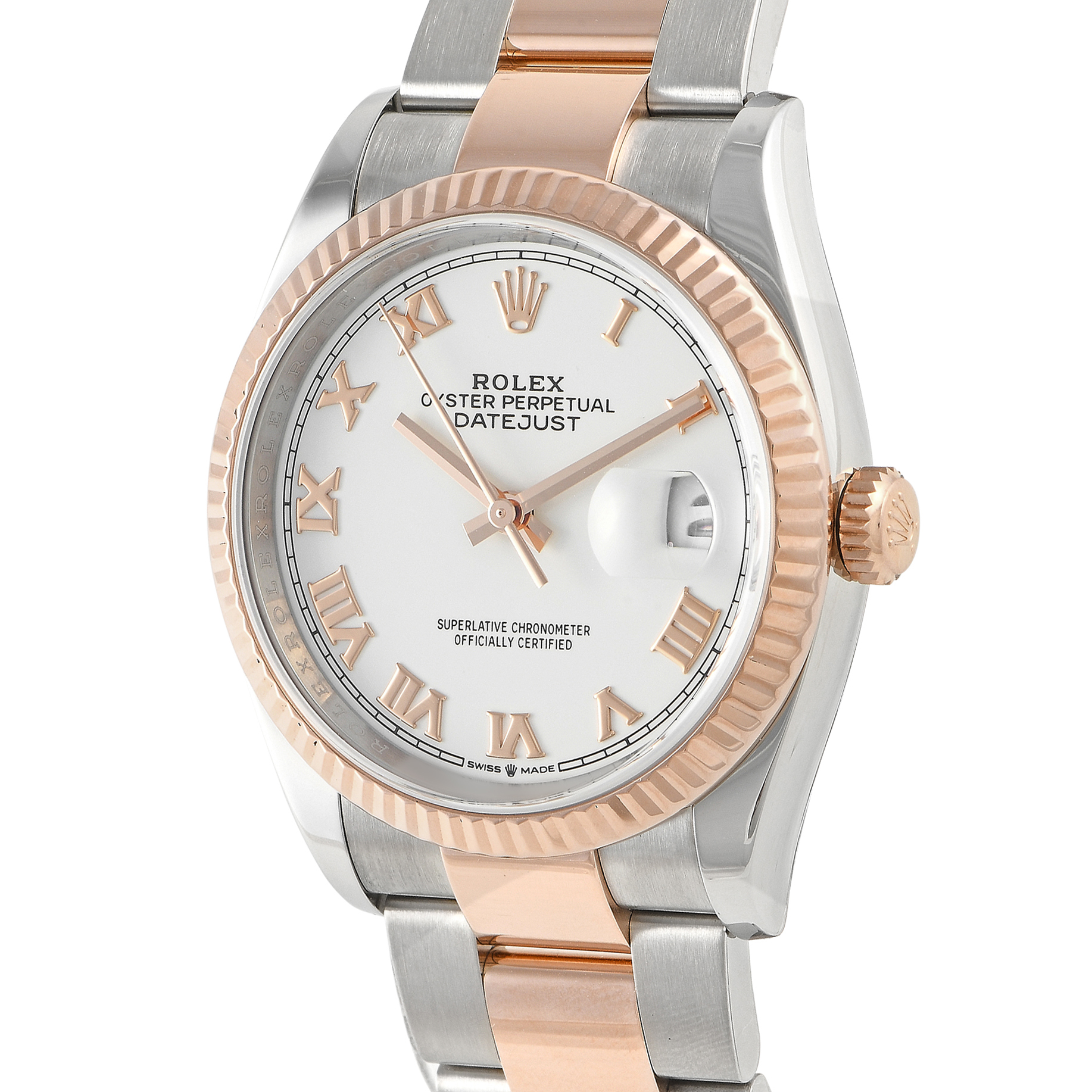 Rolex Datejust 36 White Dial Watch 126231