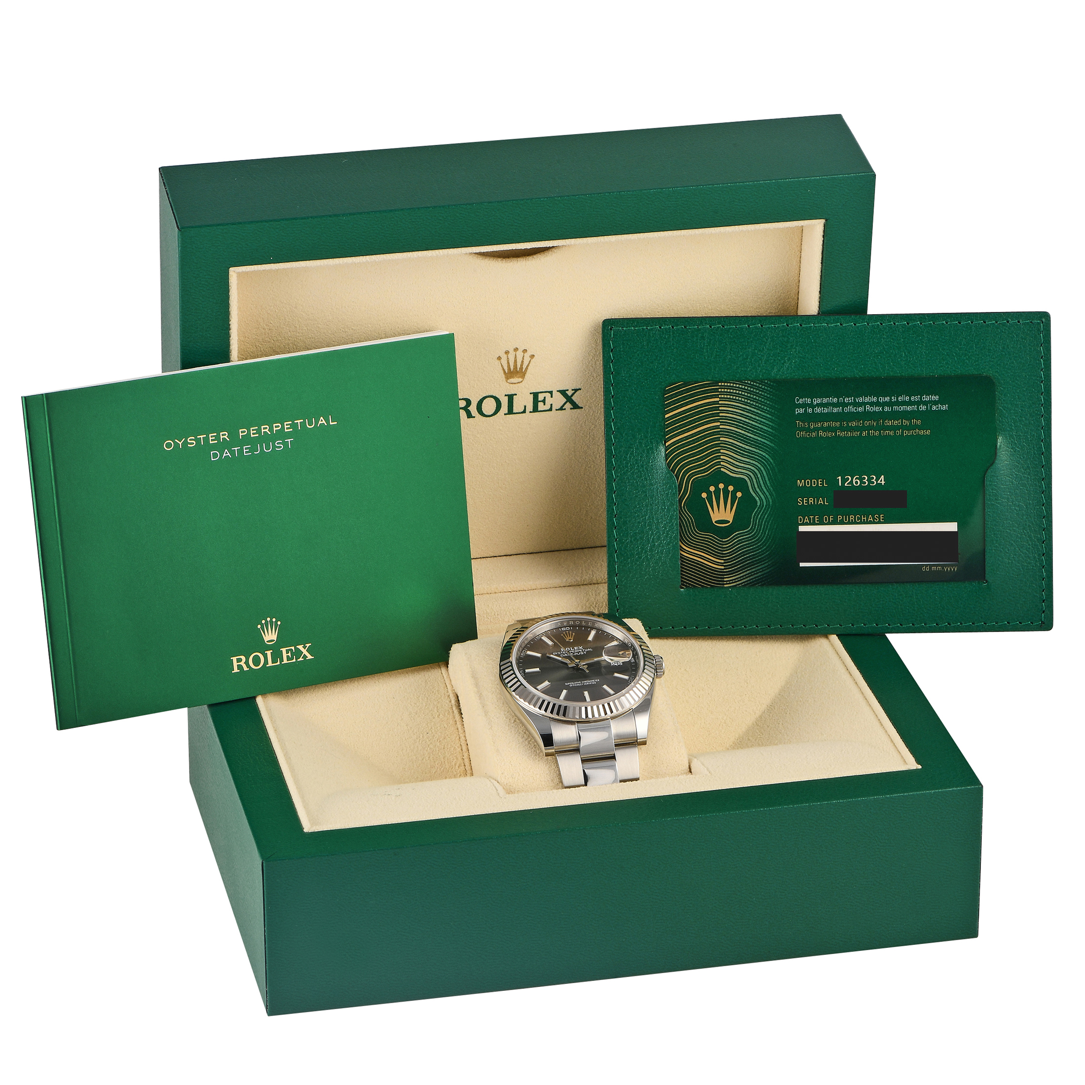 Rolex Datejust 41 Slate Dial Watch 126334 - Image 5